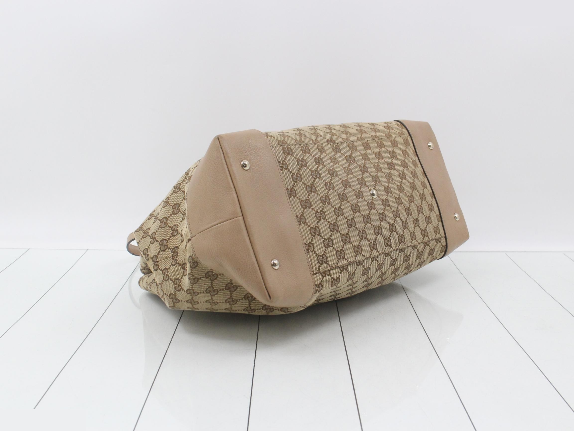 GG Canvas Interlocking Shoulder Bag — view 5