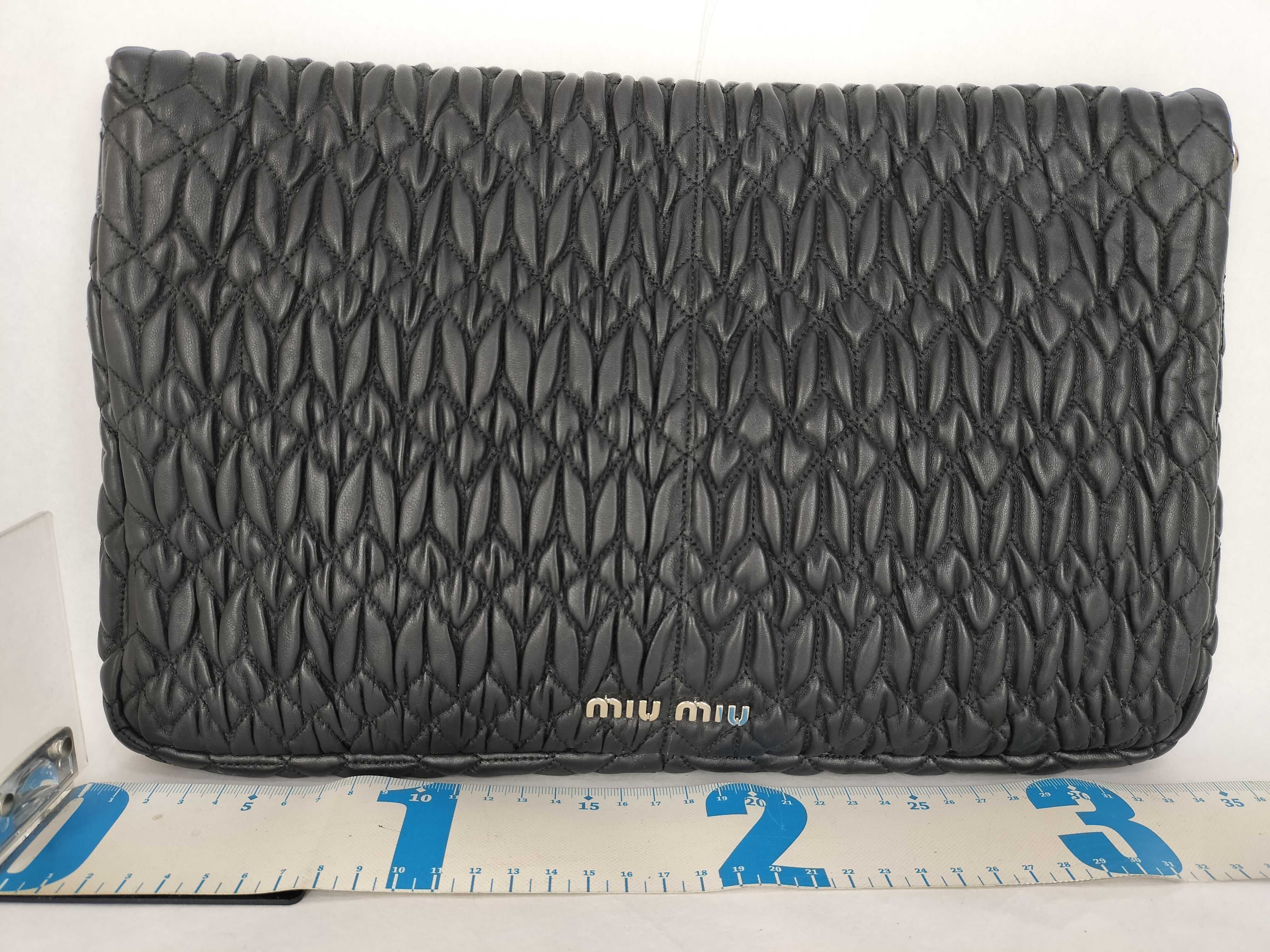 HK - Matelassé Leather Black 2-Way Handbag — view 2