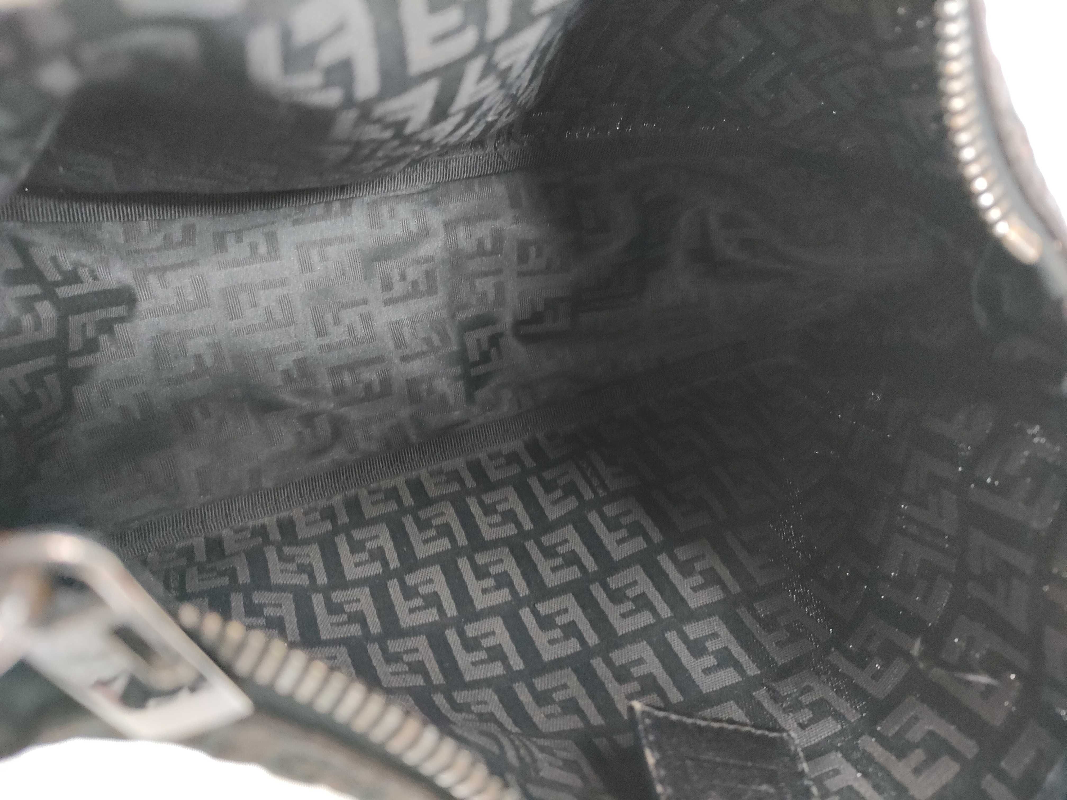 Zucca pattern Fendi Zucchino handbag, dark brown handbag — view 9