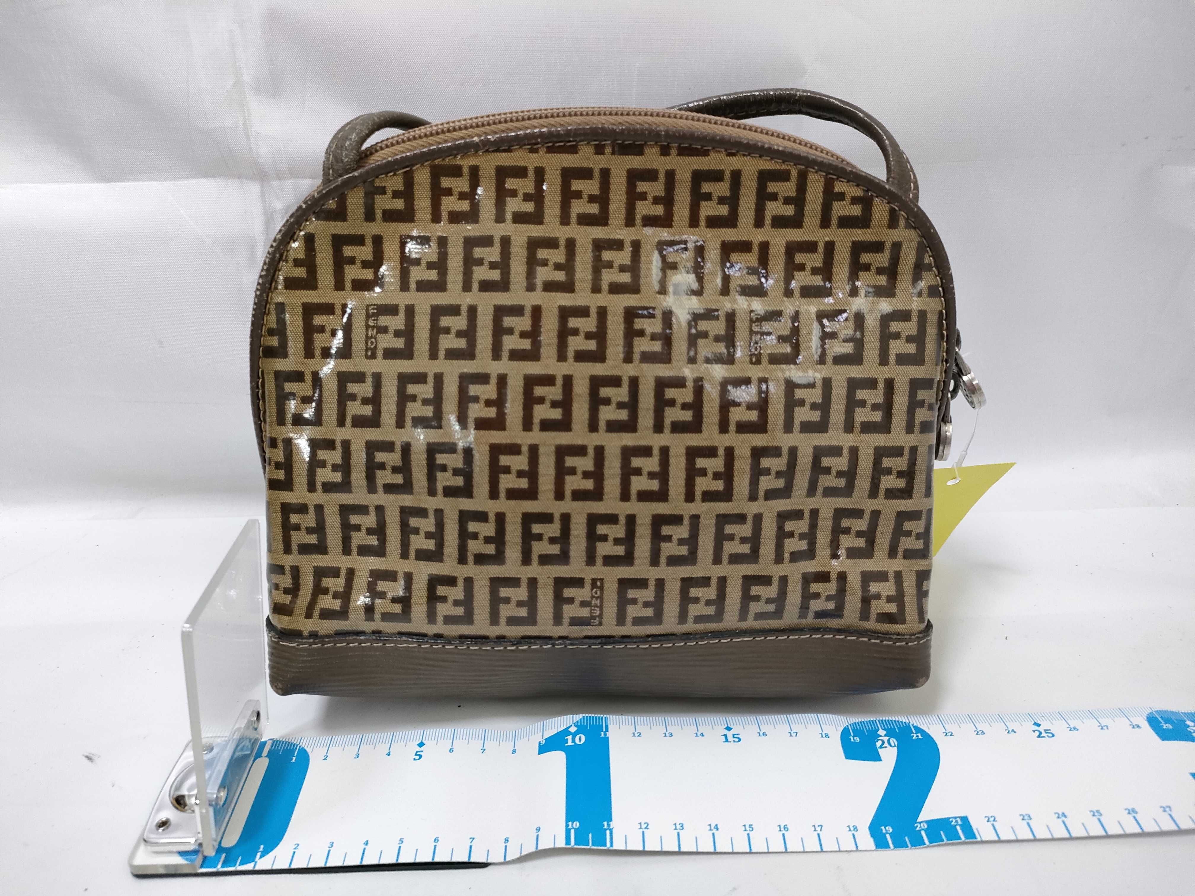 Zucca pattern enamel shoulder bag — view 2