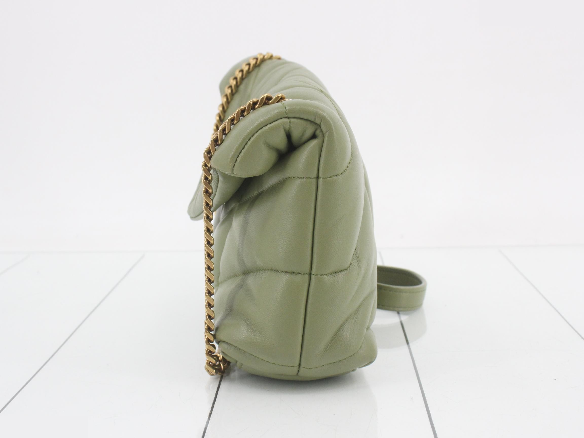 Cassandra Logo Toy Puffer Shoulder Bag — view 3