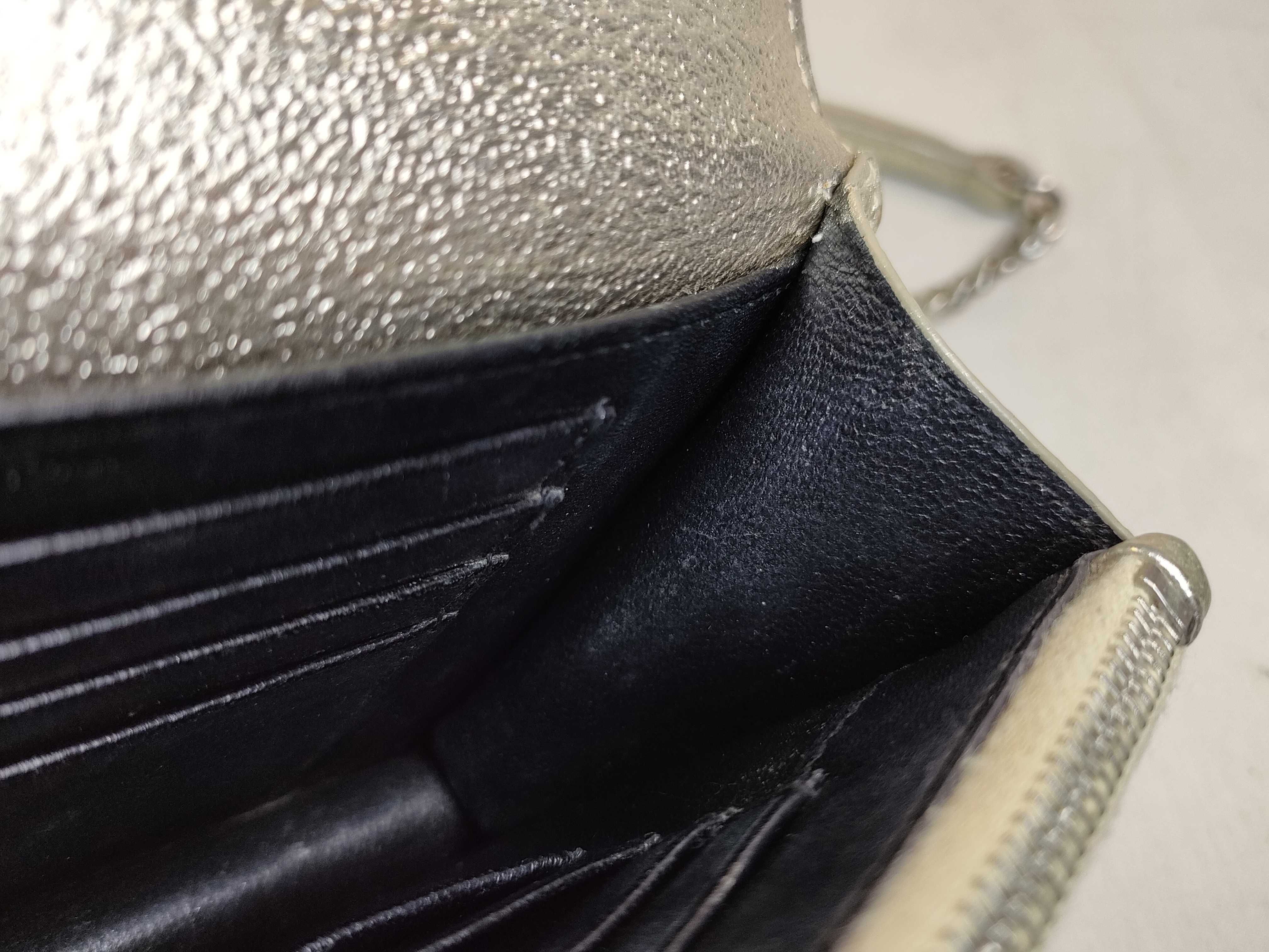 Sunset Bijou Chain Wallet Black Shoulder Bag — view 9