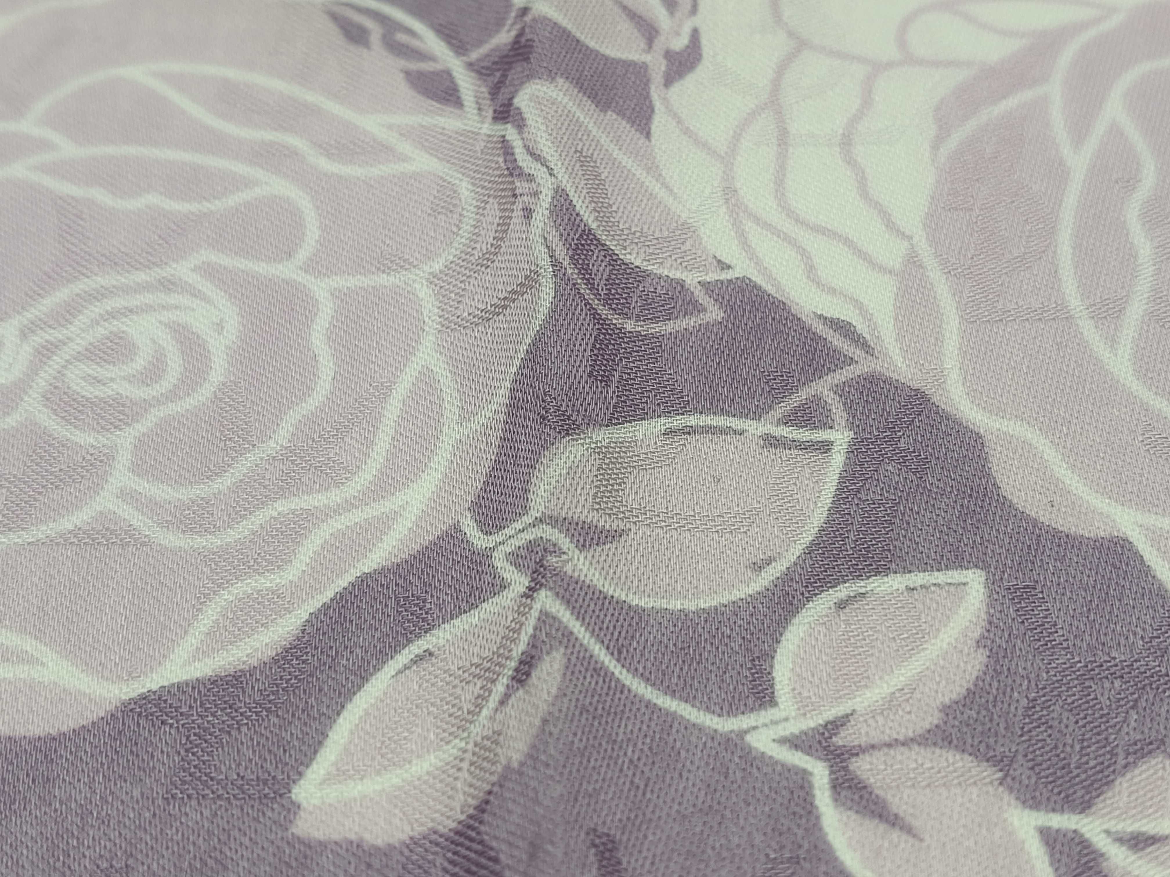 handkerchief/scarf with sticker, YSL rose pattern, shadow logo, purple, other accessories. — view 11