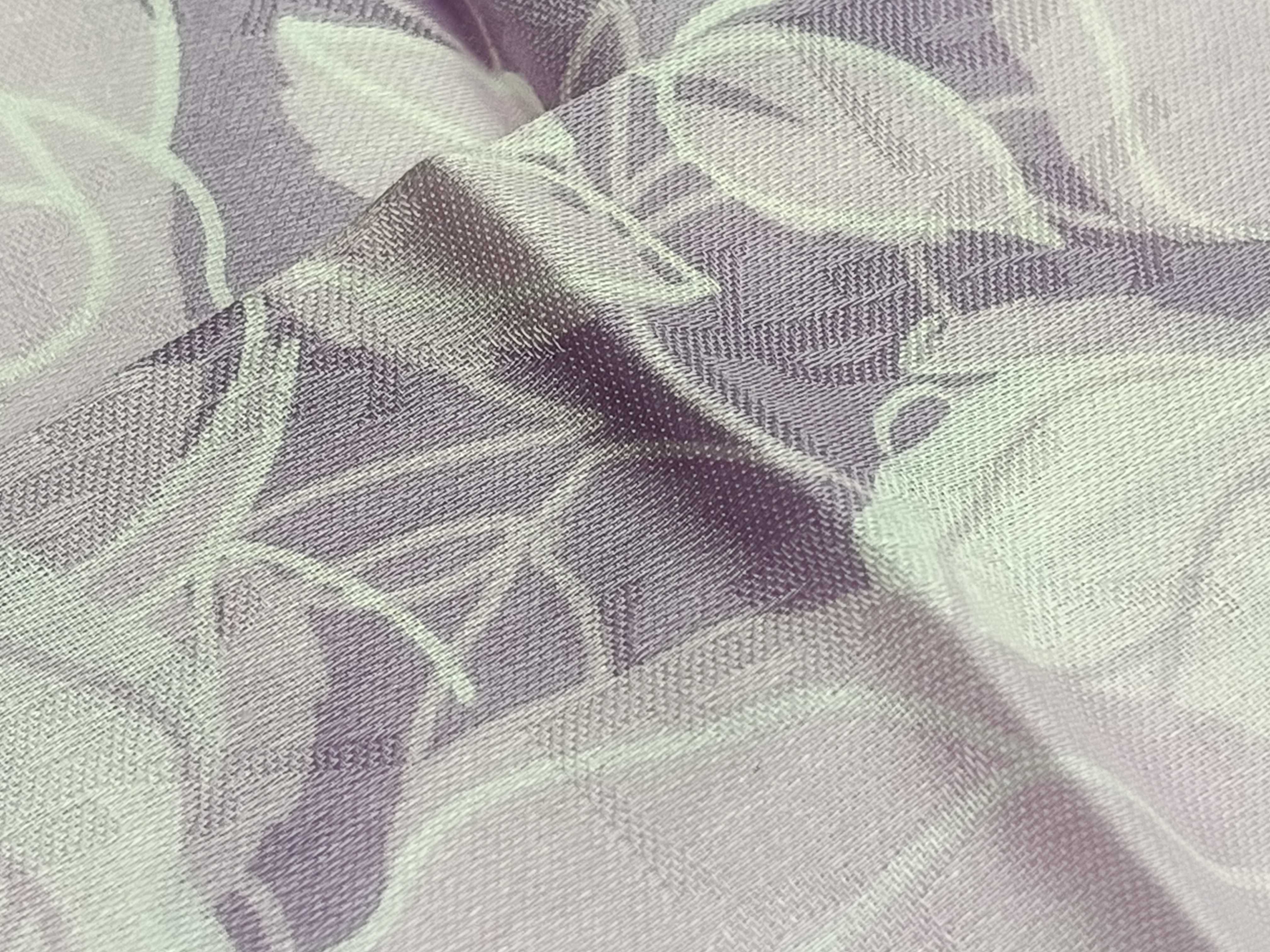 handkerchief/scarf with sticker, YSL rose pattern, shadow logo, purple, other accessories. — view 12