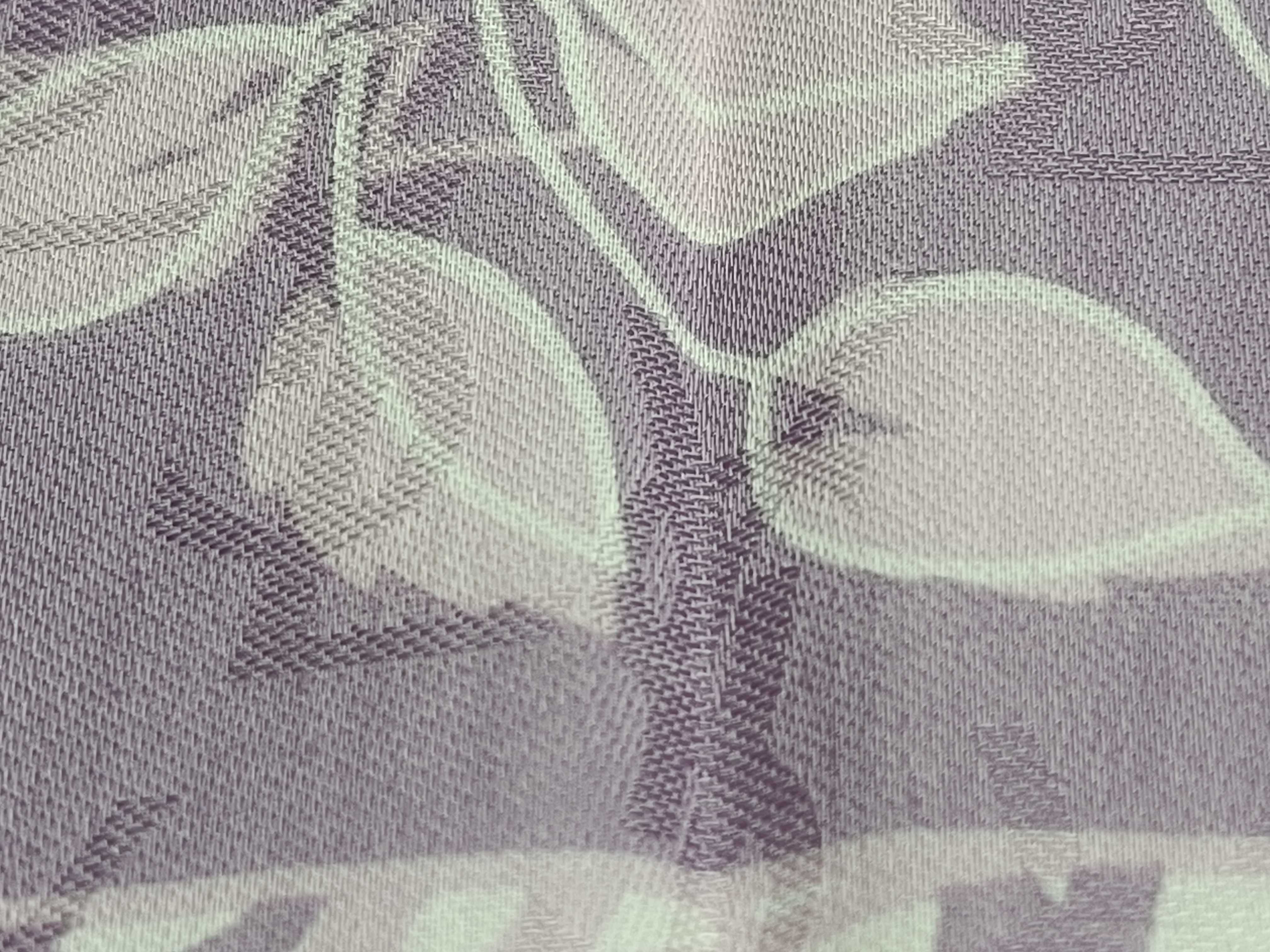 handkerchief/scarf with sticker, YSL rose pattern, shadow logo, purple, other accessories. — view 10