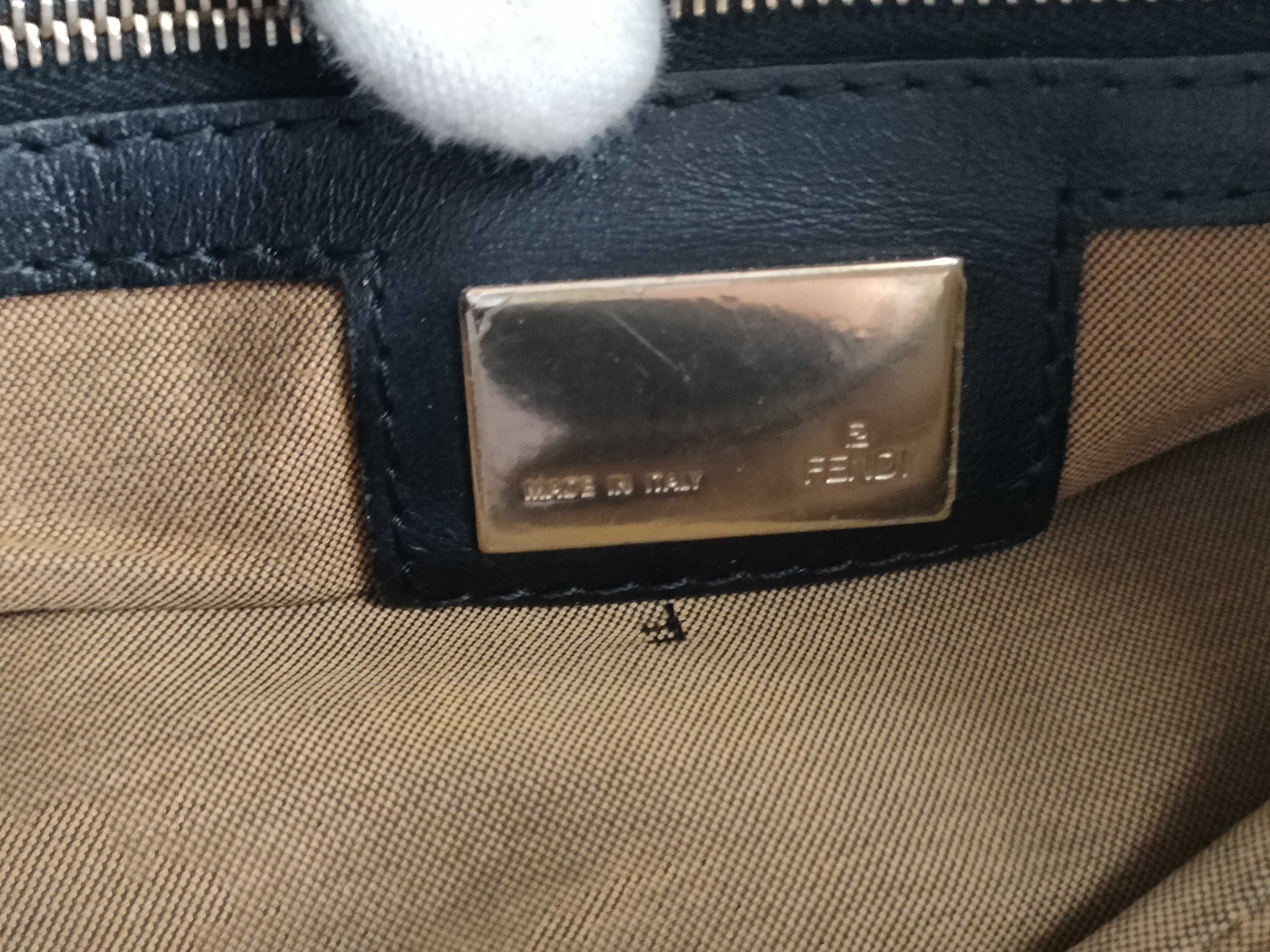 ZUCCa Canvas & Leather Shoulder Bag Brown 8BR447 — view 11