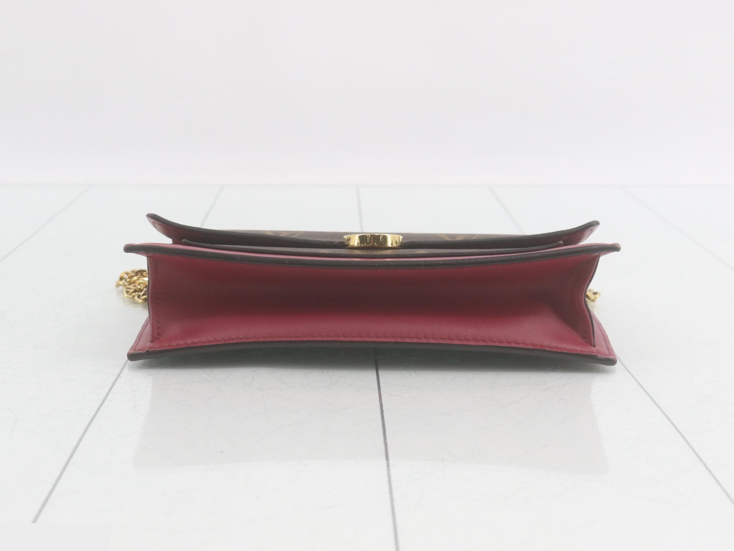 Portefeuille Flore Chain, Fuchsia, M69578 — view 3