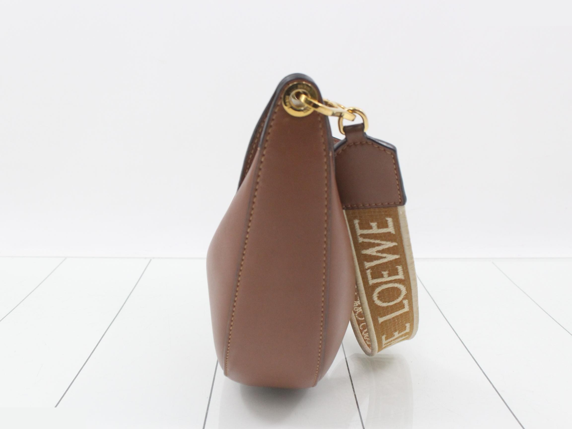 Luna Bag Small Leather Semi-Shoulder Bag — view 3