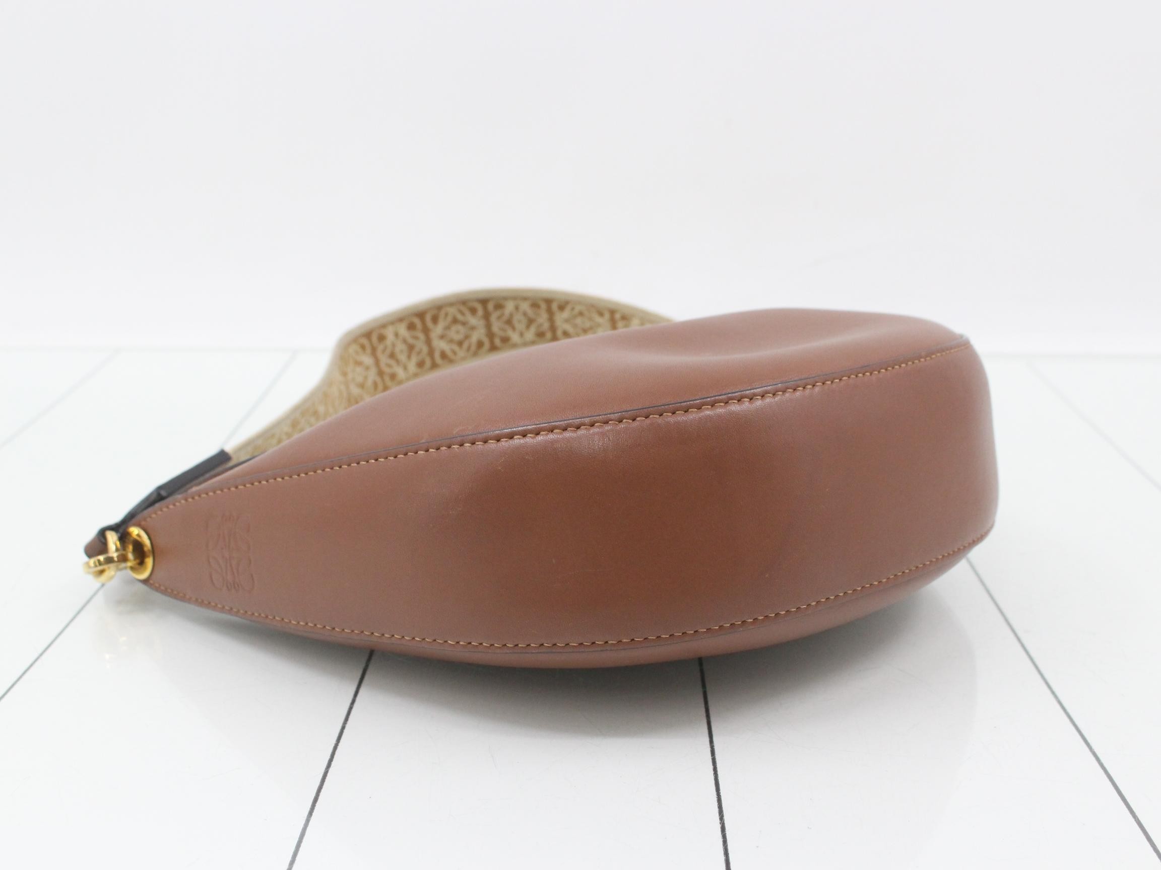 Luna Bag Small Leather Semi-Shoulder Bag — view 5