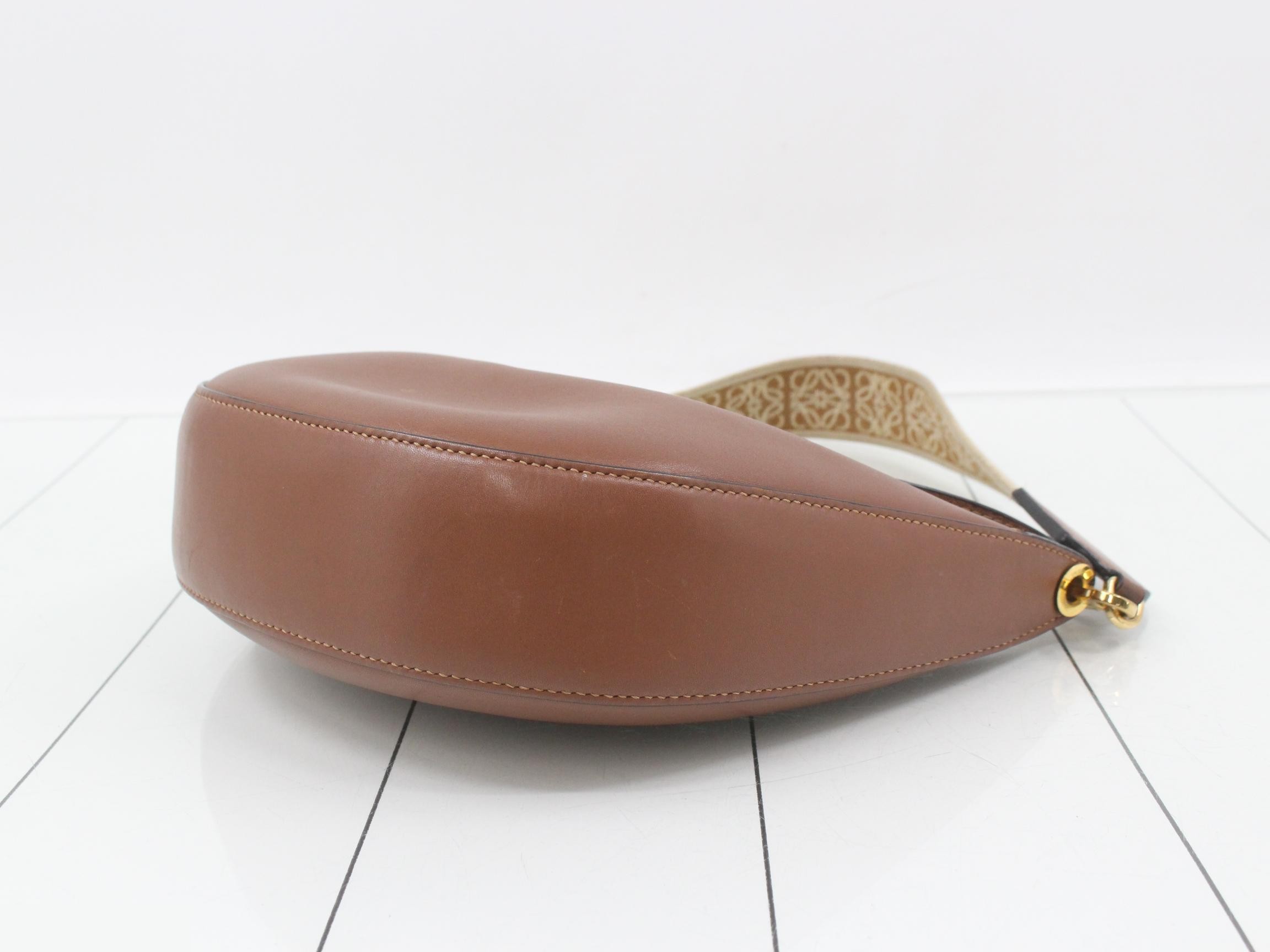 Luna Bag Small Leather Semi-Shoulder Bag — view 6