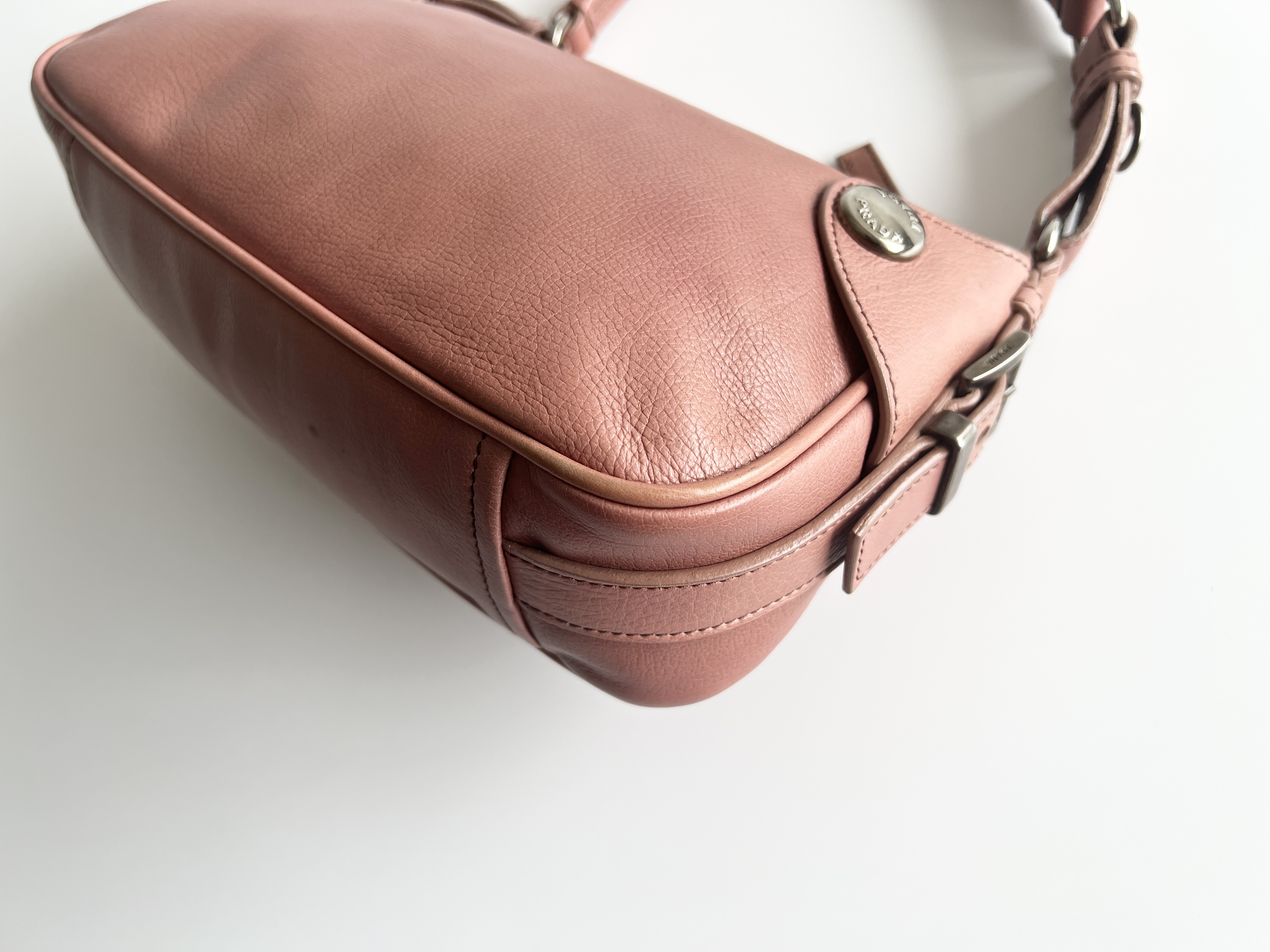 leather logo shoulder bag one shoulder bag — view 11