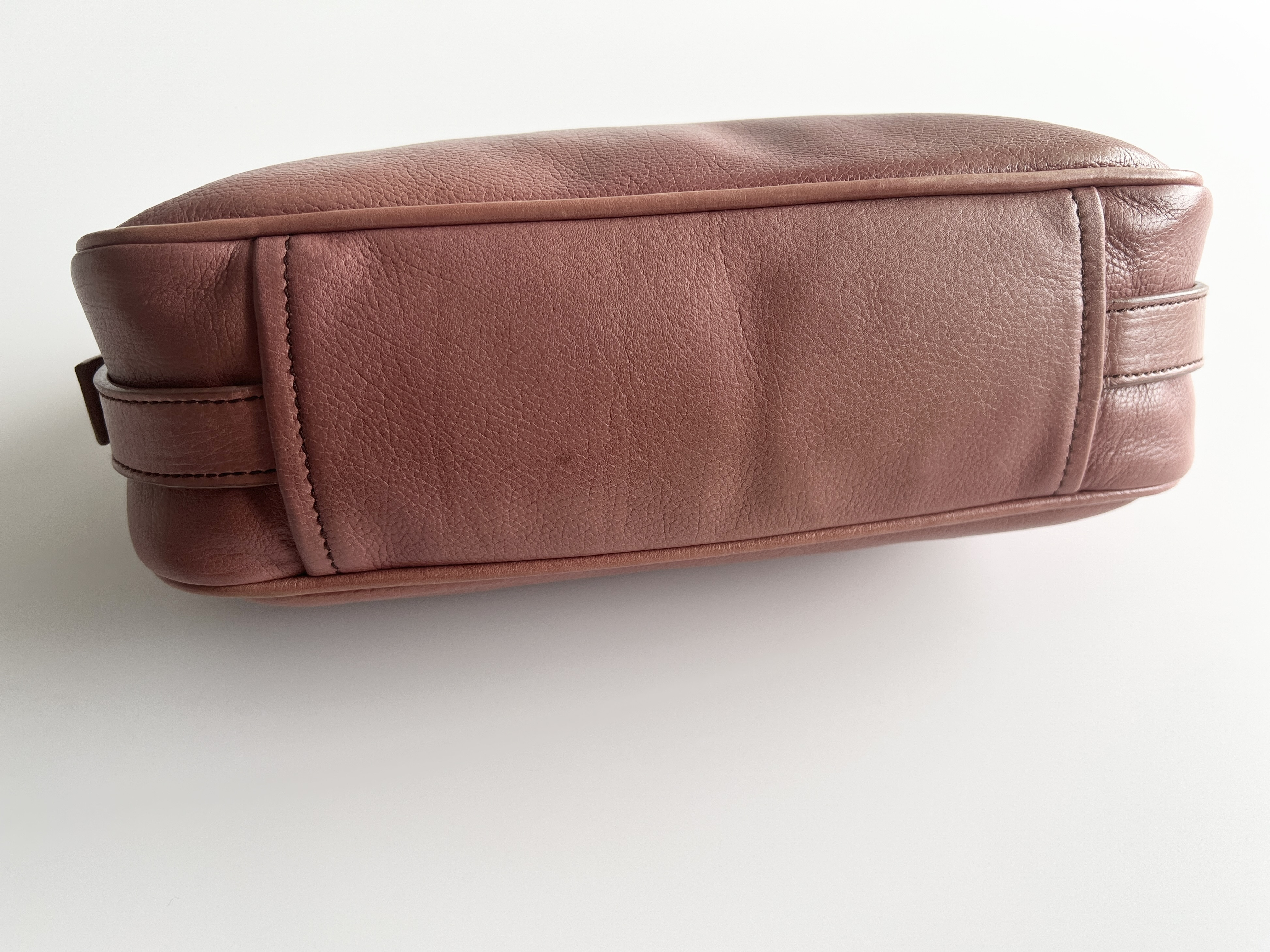 leather logo shoulder bag one shoulder bag — view 12