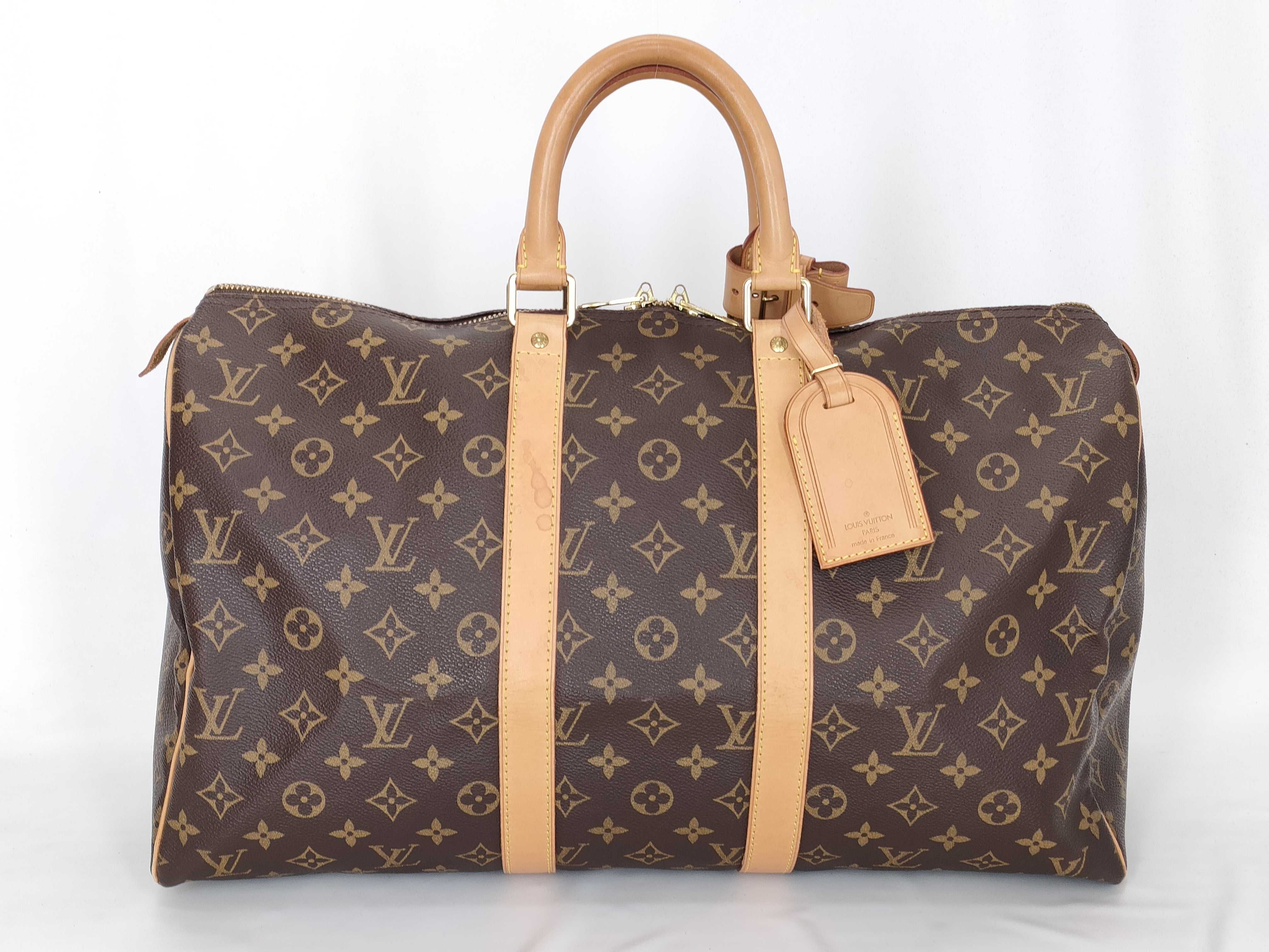 Monogram Louis Vuitton Keepall 45 Boston Bag