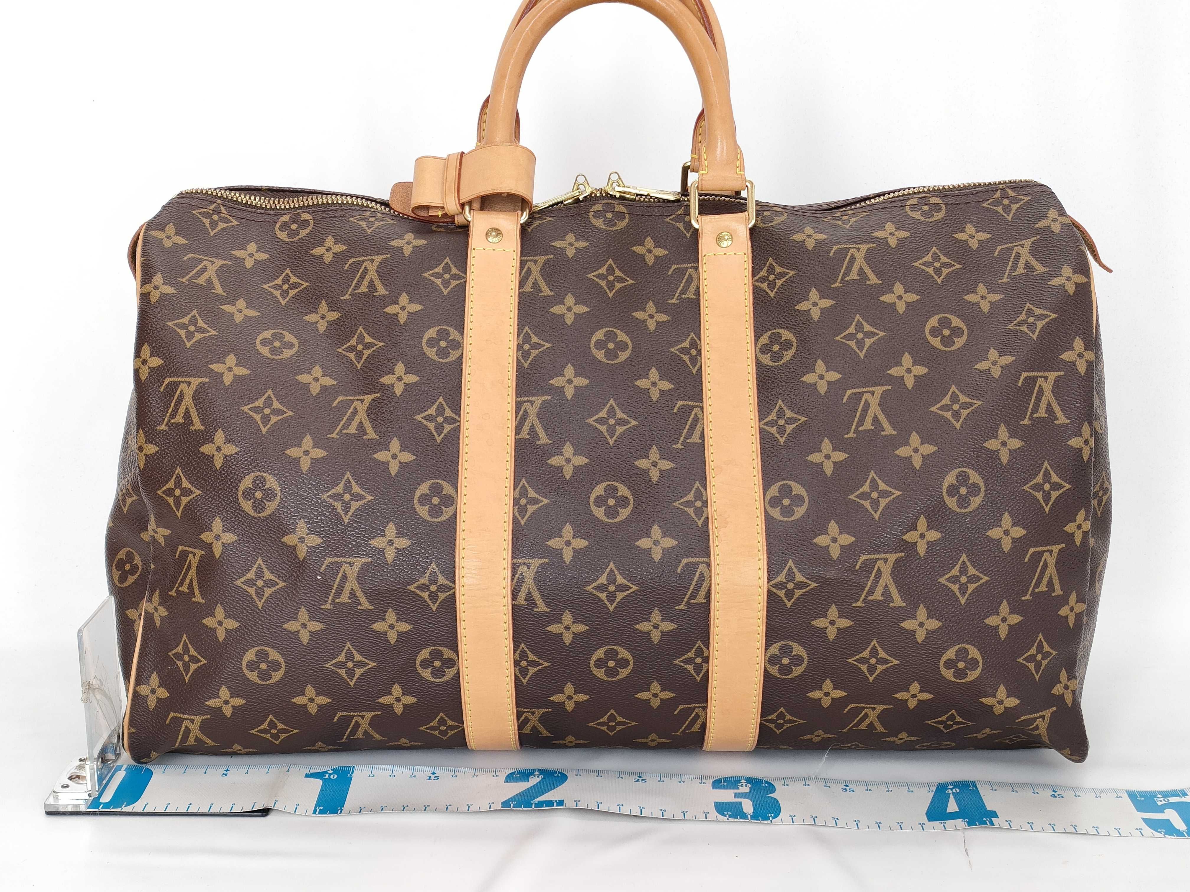 Monogram Louis Vuitton Keepall 45 Boston Bag — view 2