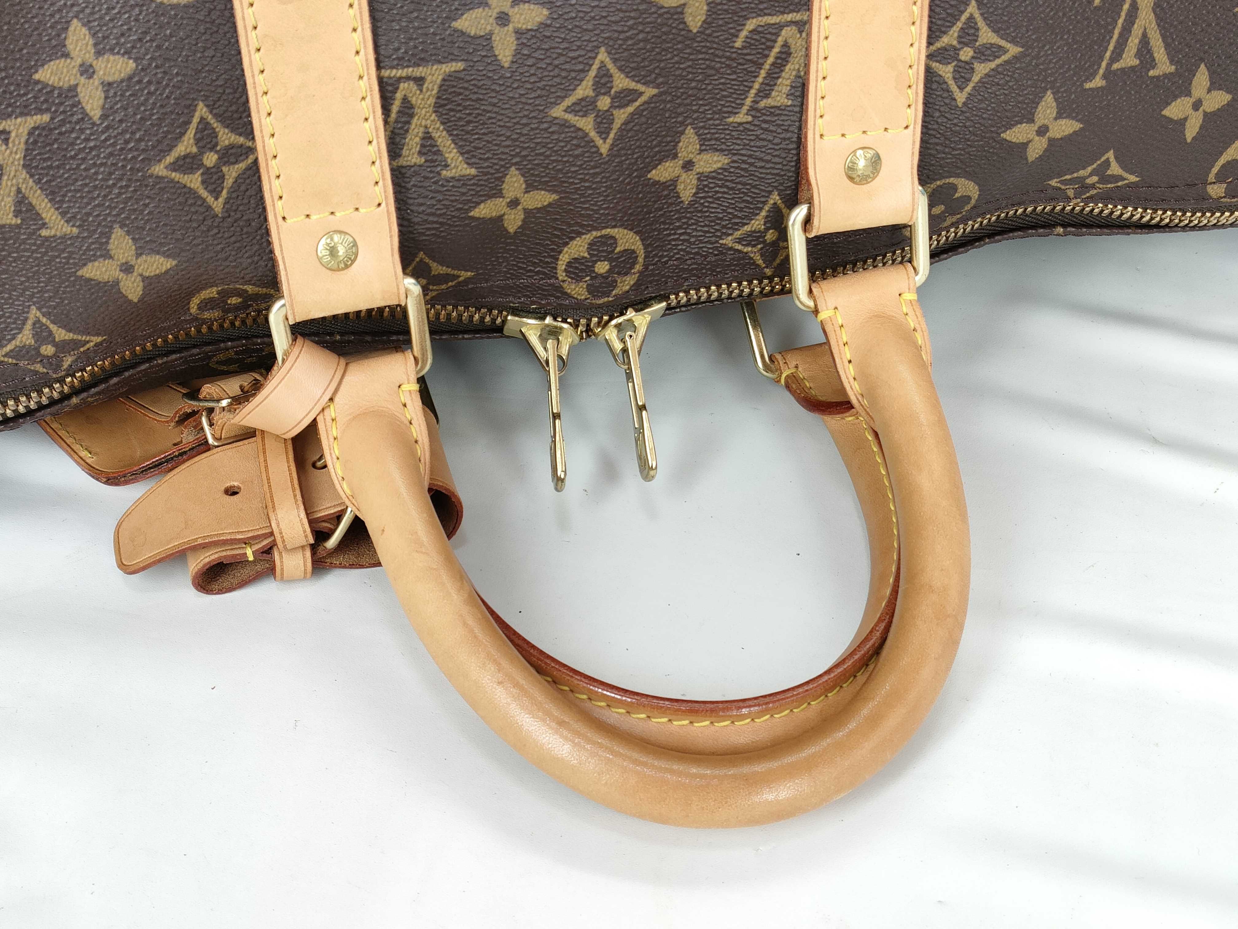 Monogram Louis Vuitton Keepall 45 Boston Bag — view 3