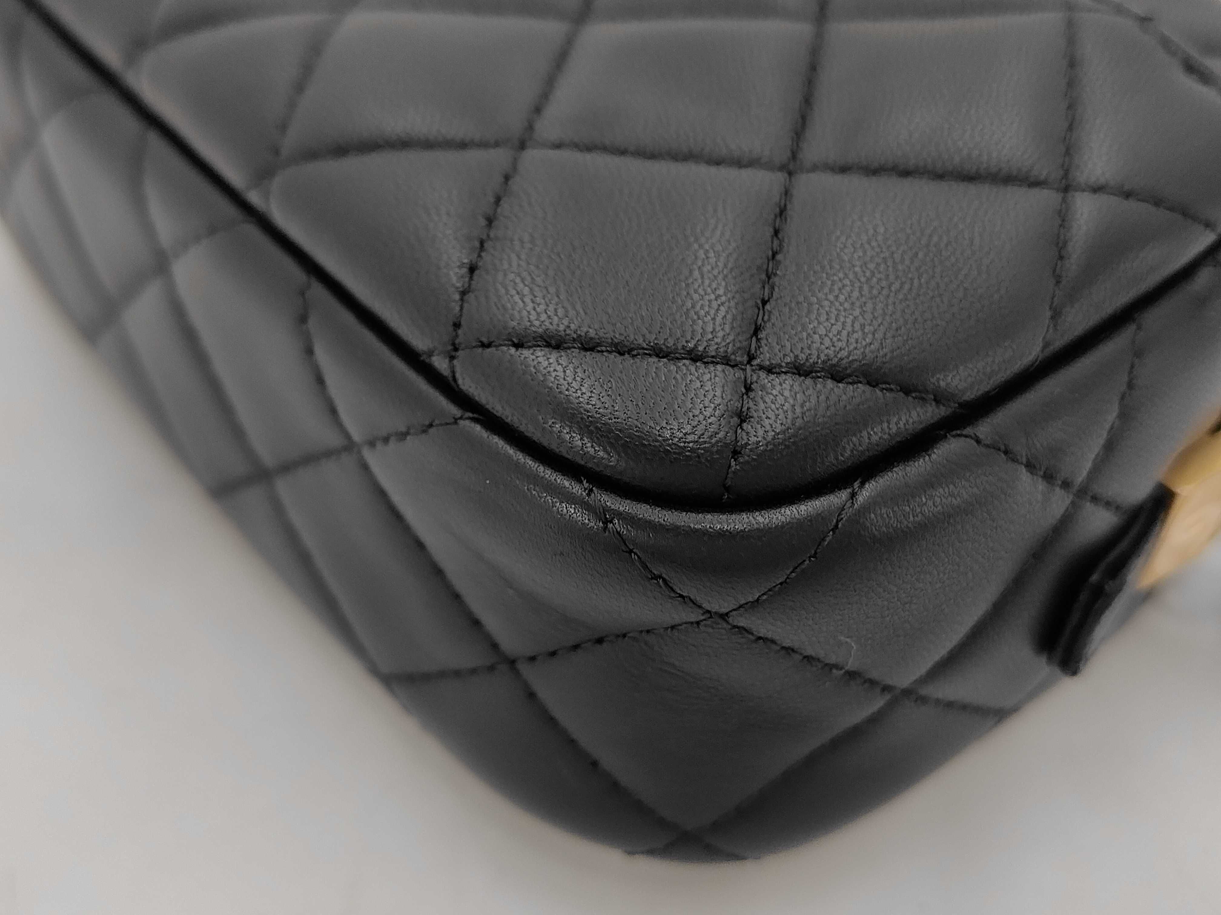 Matelassé Camera Case Chain Shoulder Bag — view 4