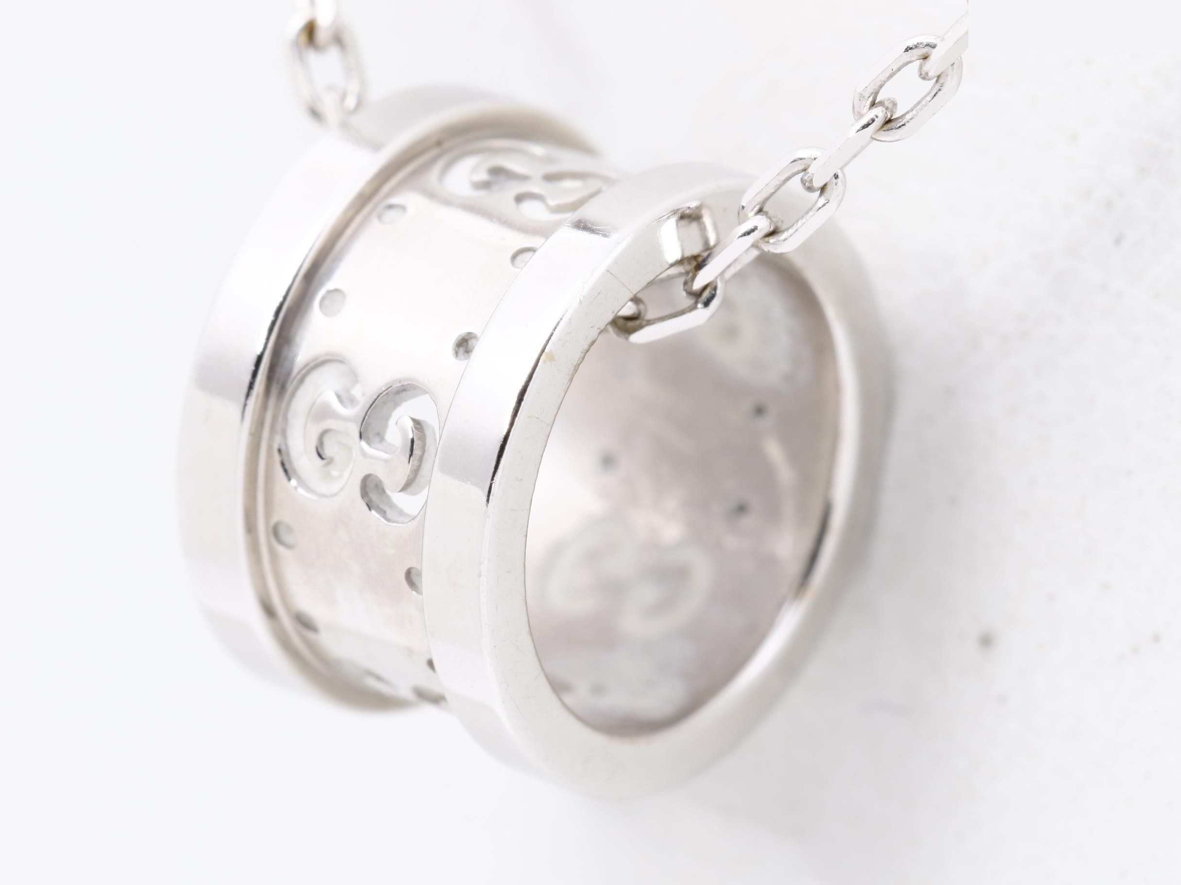 GG Icon Ring, 750 K18WG, 5.9g, 42cm — view 3