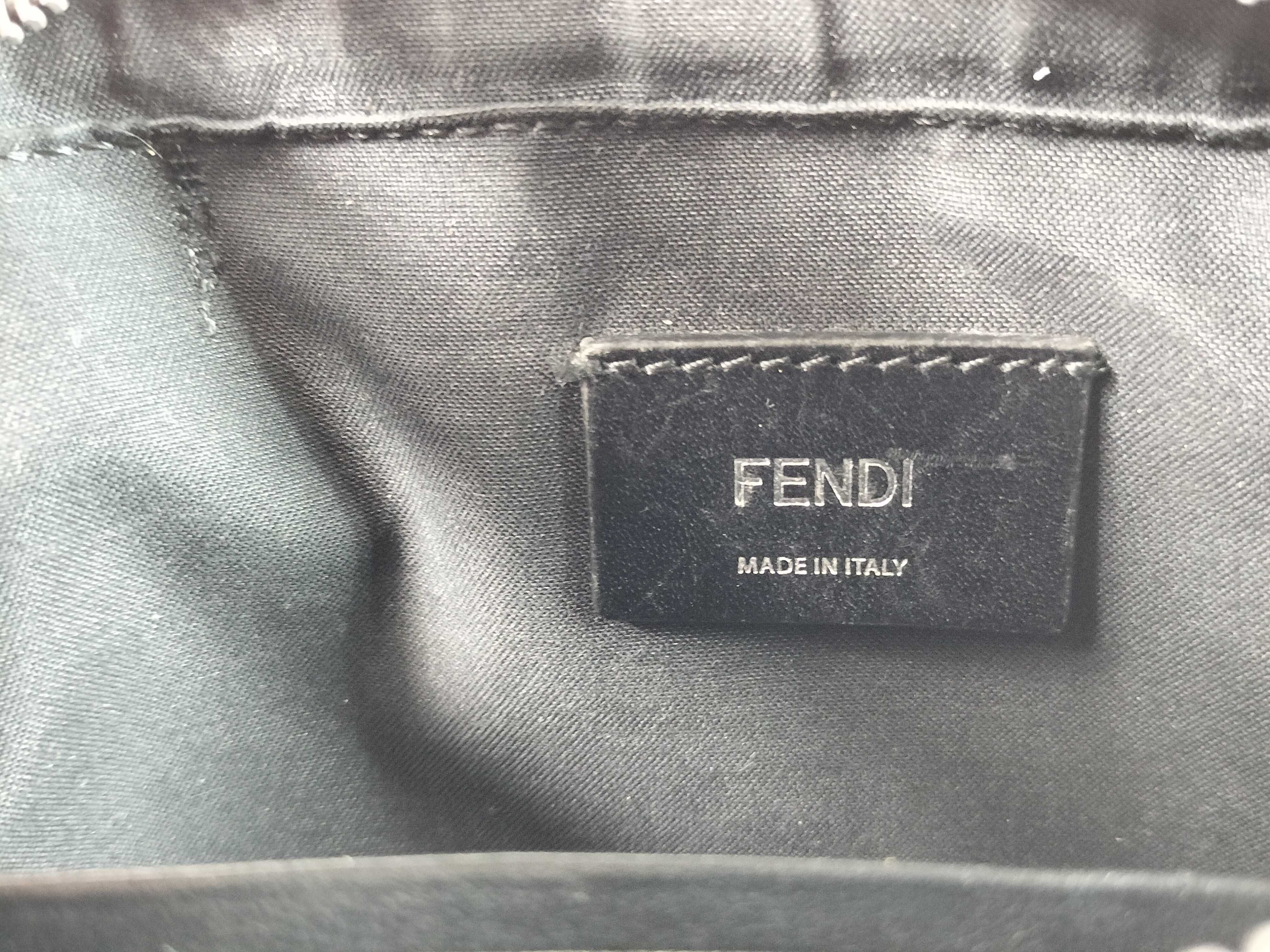 Zucca pattern Fendi Zucca Cam PVC x Leather Shoulder Bag Brown 7M0286 Shoulder Bag — view 10
