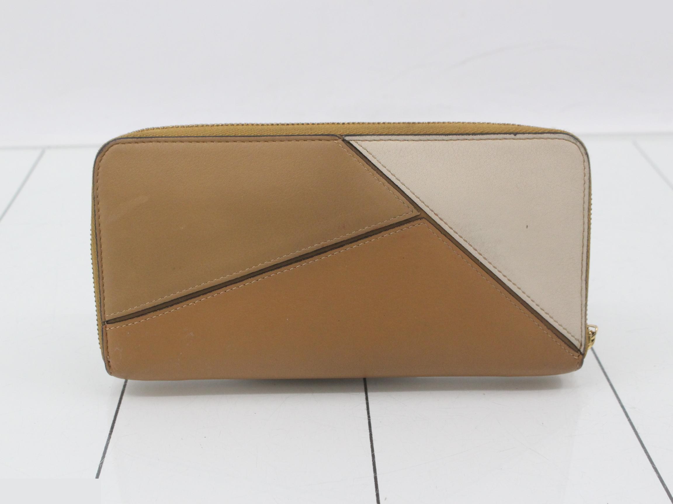 Puzzle Long Wallet, Around Zip, Anagram, Brown, 262112 — view 2