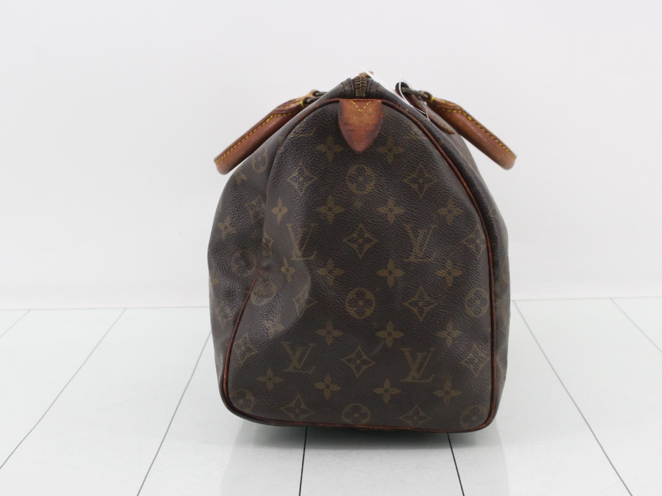 Speedy 30 Monogram Brown Handbag — view 4