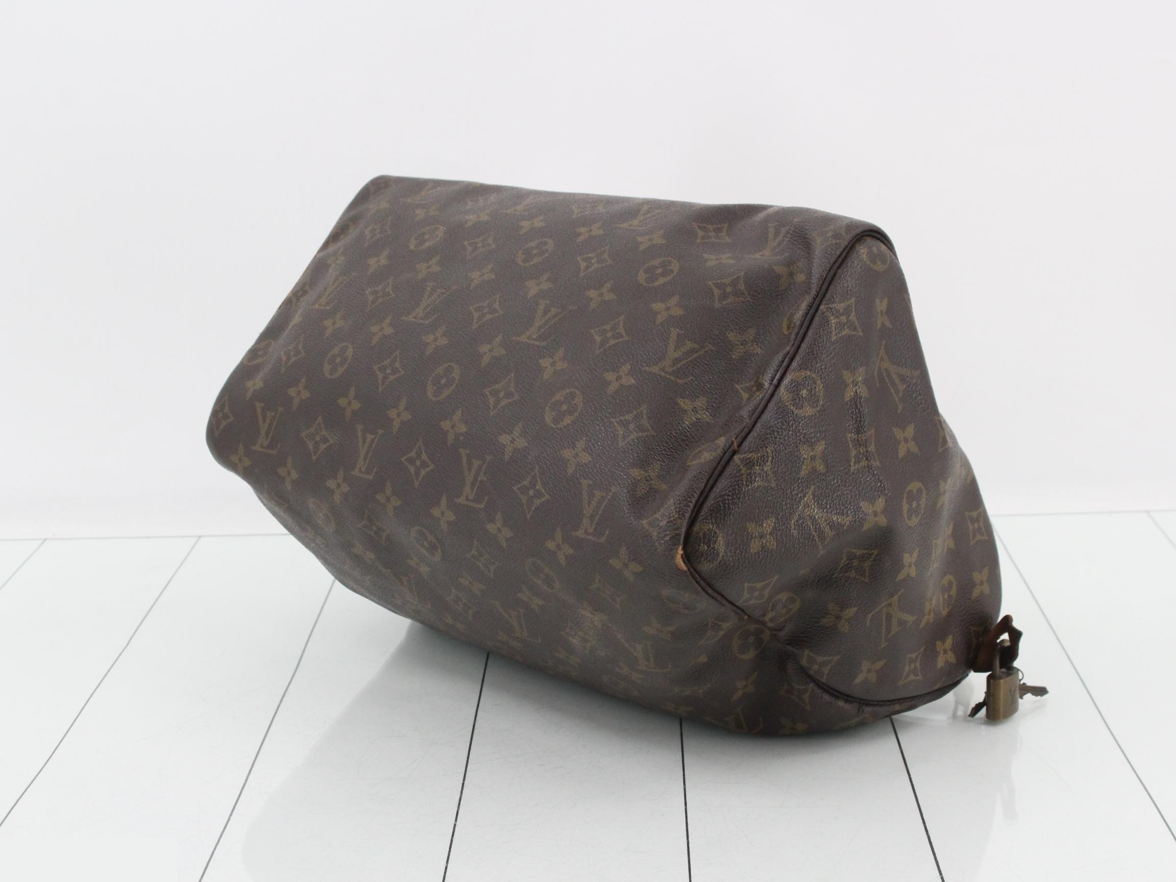 Speedy 30 Monogram Brown Handbag — view 6