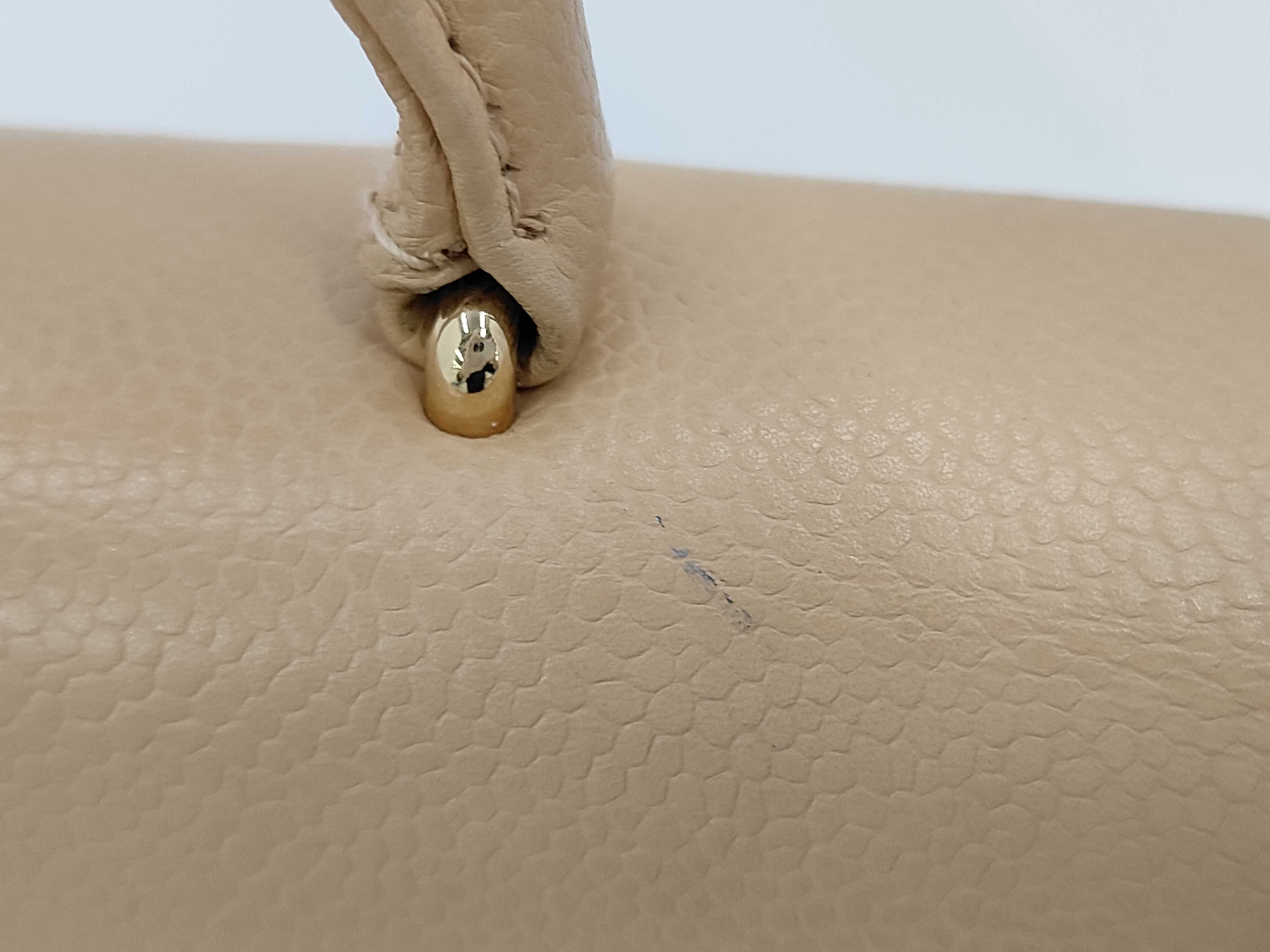 handbag, lambskin, beige. — view 13