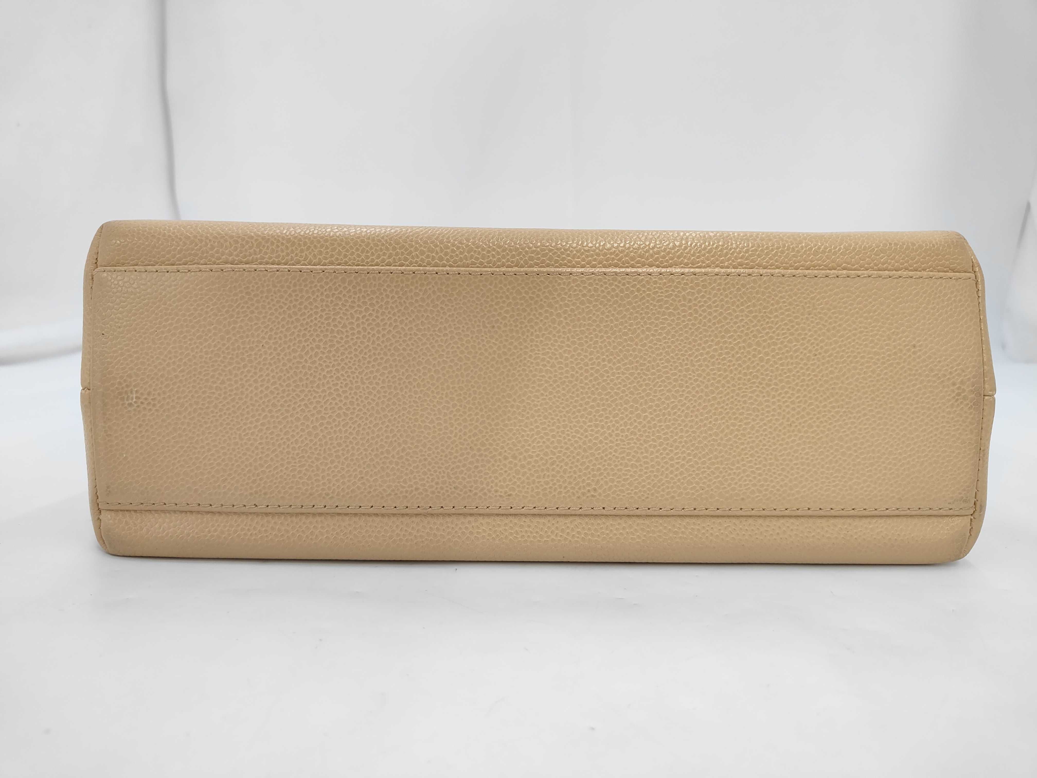 handbag, lambskin, beige. — view 3