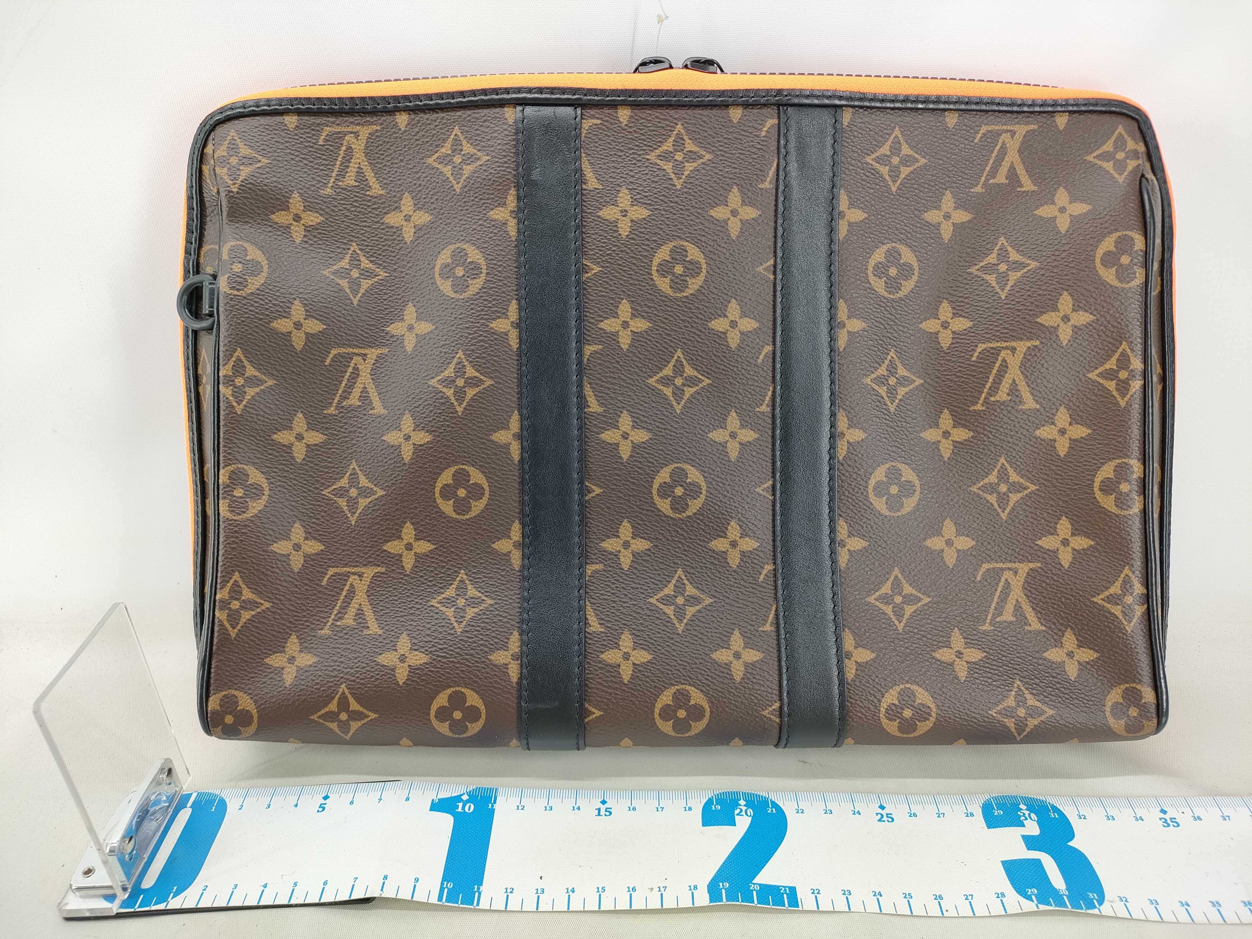 Monogram Louis Vuitton LV Monogram Friends Keepall Pouch M80130 Handbag with Strap — view 2