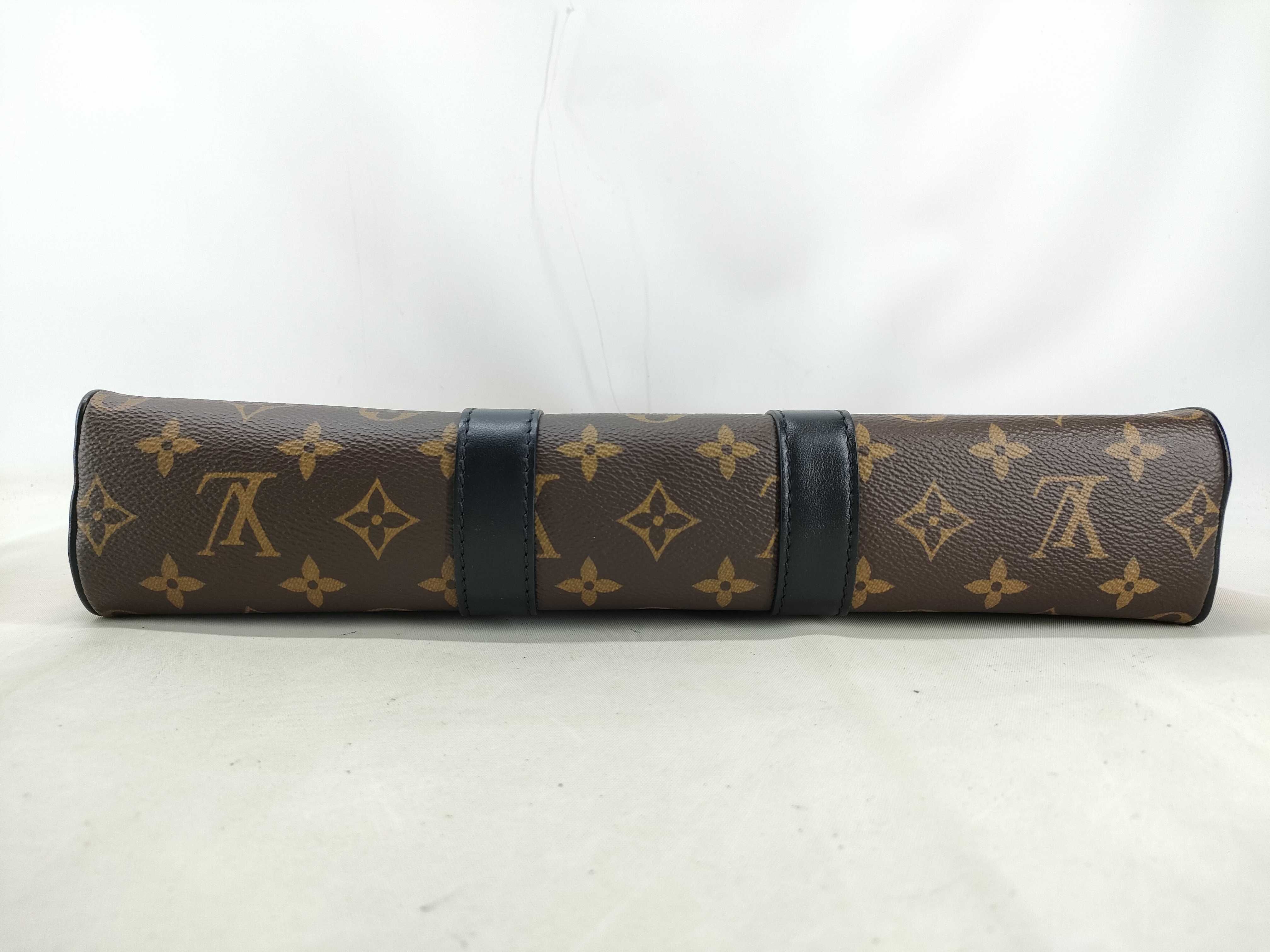 Monogram Louis Vuitton LV Monogram Friends Keepall Pouch M80130 Handbag with Strap — view 3