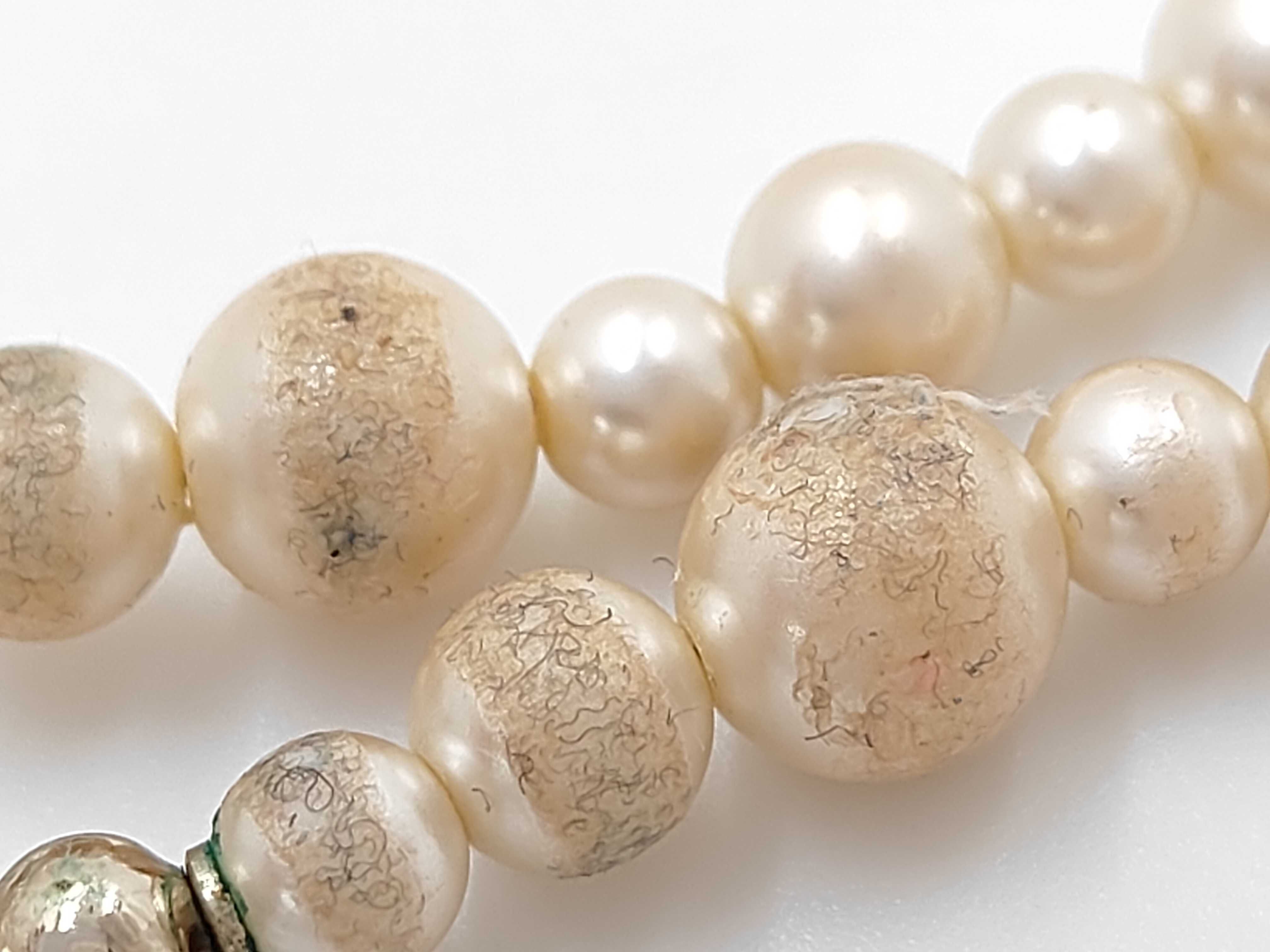 Coco Mark Rhinestone Pearl Necklace — view 6