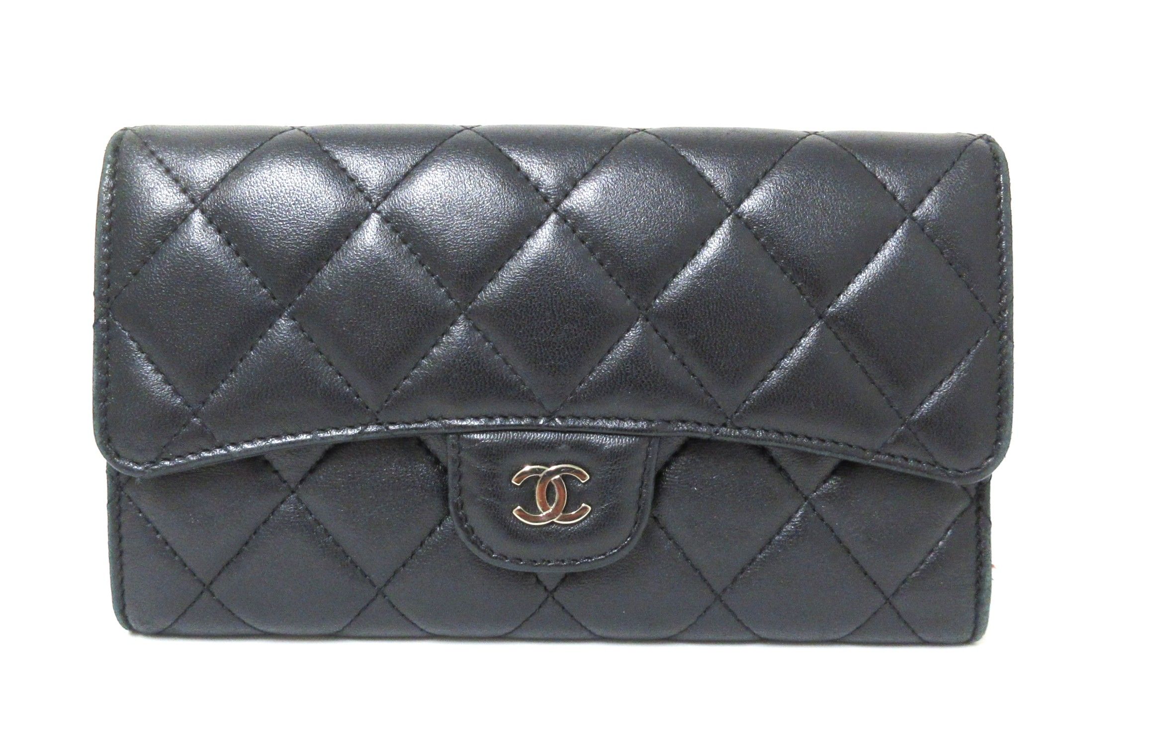 Lambskin Classic Flap Long Wallet