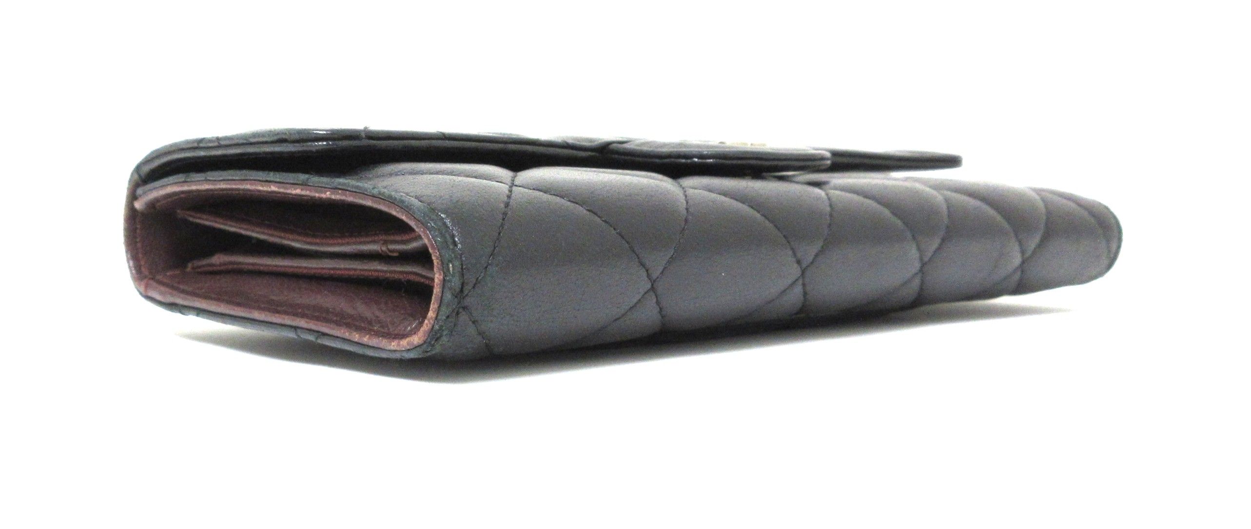Lambskin Classic Flap Long Wallet — view 5