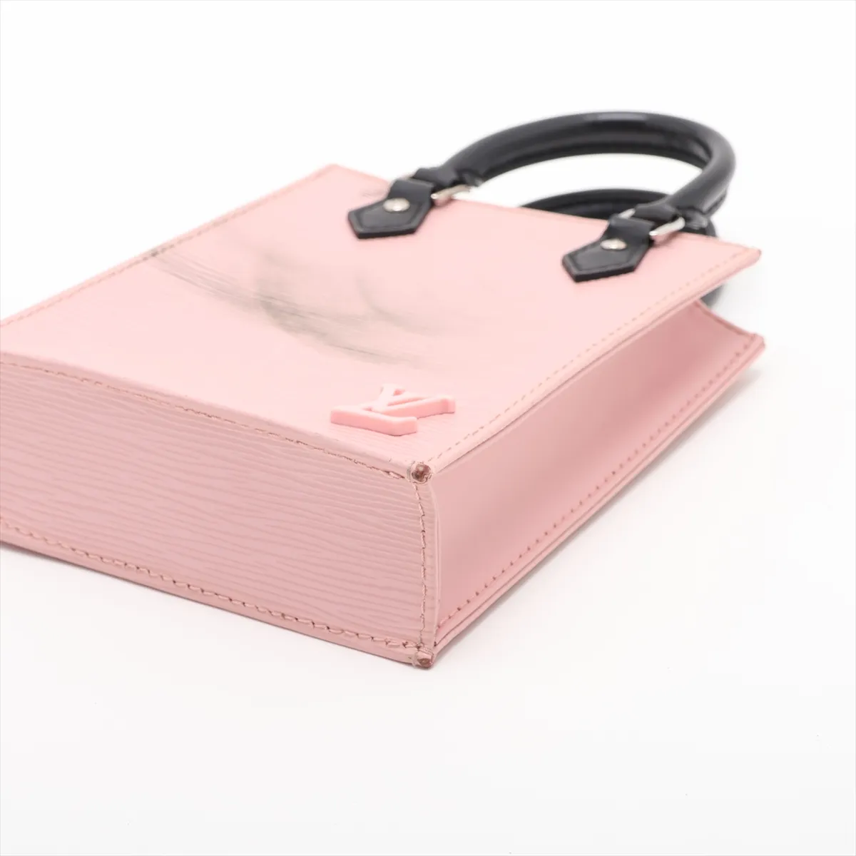 Epi Petite Sac Plat M69575 CA4290 Pink x Black (RFID detected) — view 3