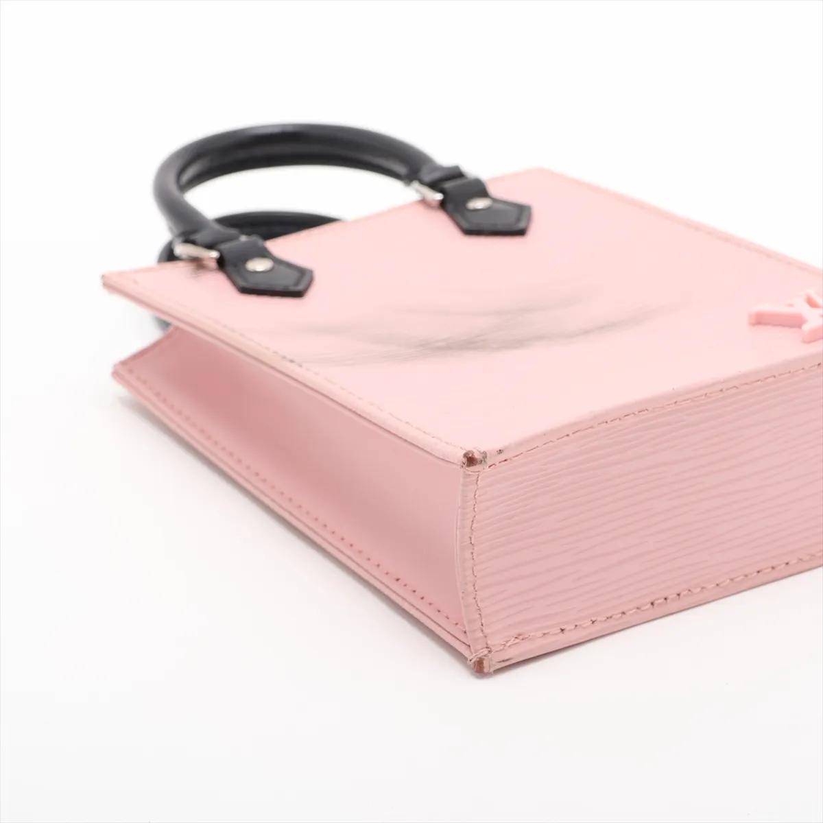Epi Petite Sac Plat M69575 CA4290 Pink x Black (RFID detected) — view 4