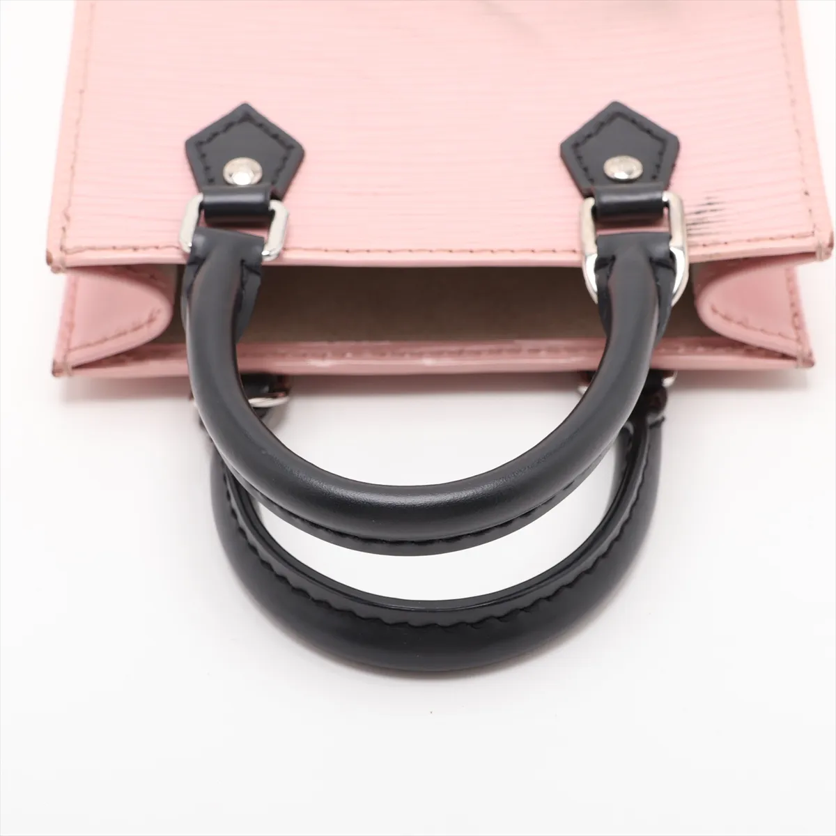 Epi Petite Sac Plat M69575 CA4290 Pink x Black (RFID detected) — view 5