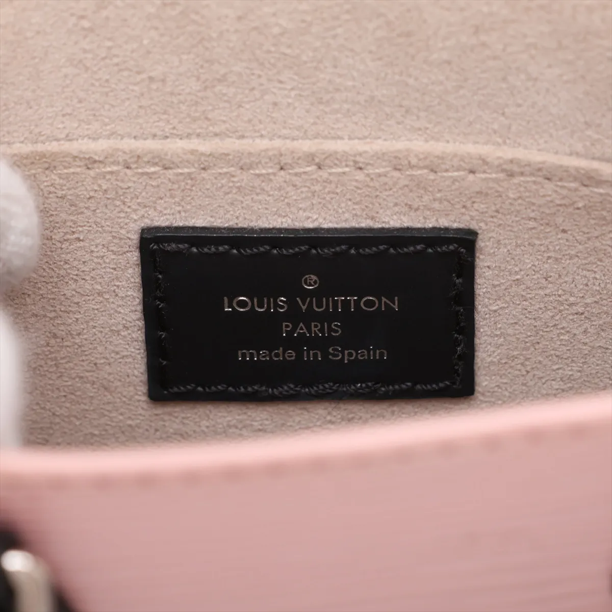 Epi Petite Sac Plat M69575 CA4290 Pink x Black (RFID detected) — view 10
