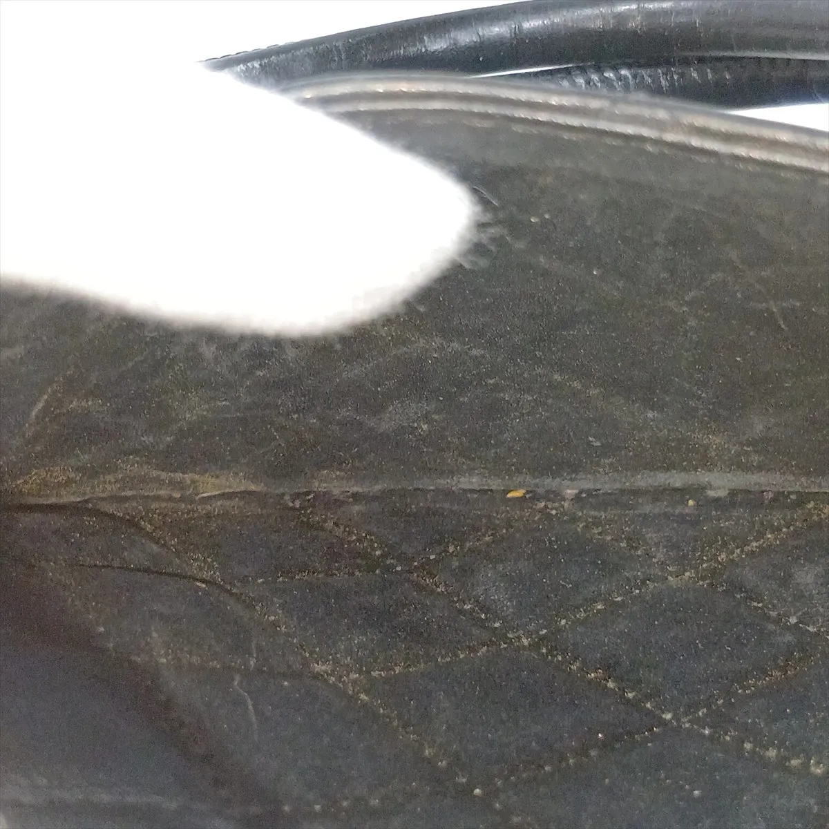 Cambon Line Lambskin Tote Bag, Black with Silver Hardware, 9549705, Series 9 — view 15
