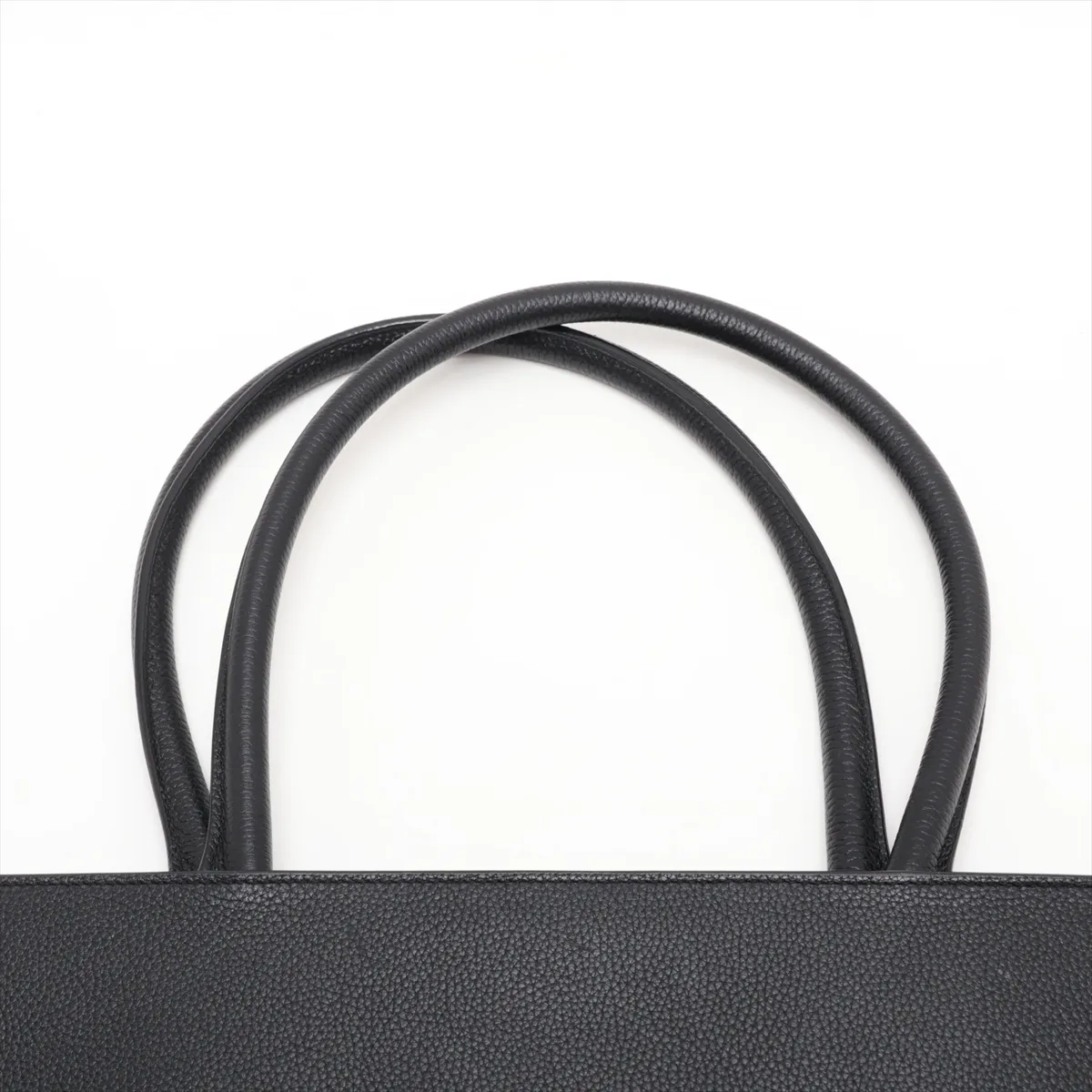 Manhattan 757302 Leather Tote Bag, Black — view 6