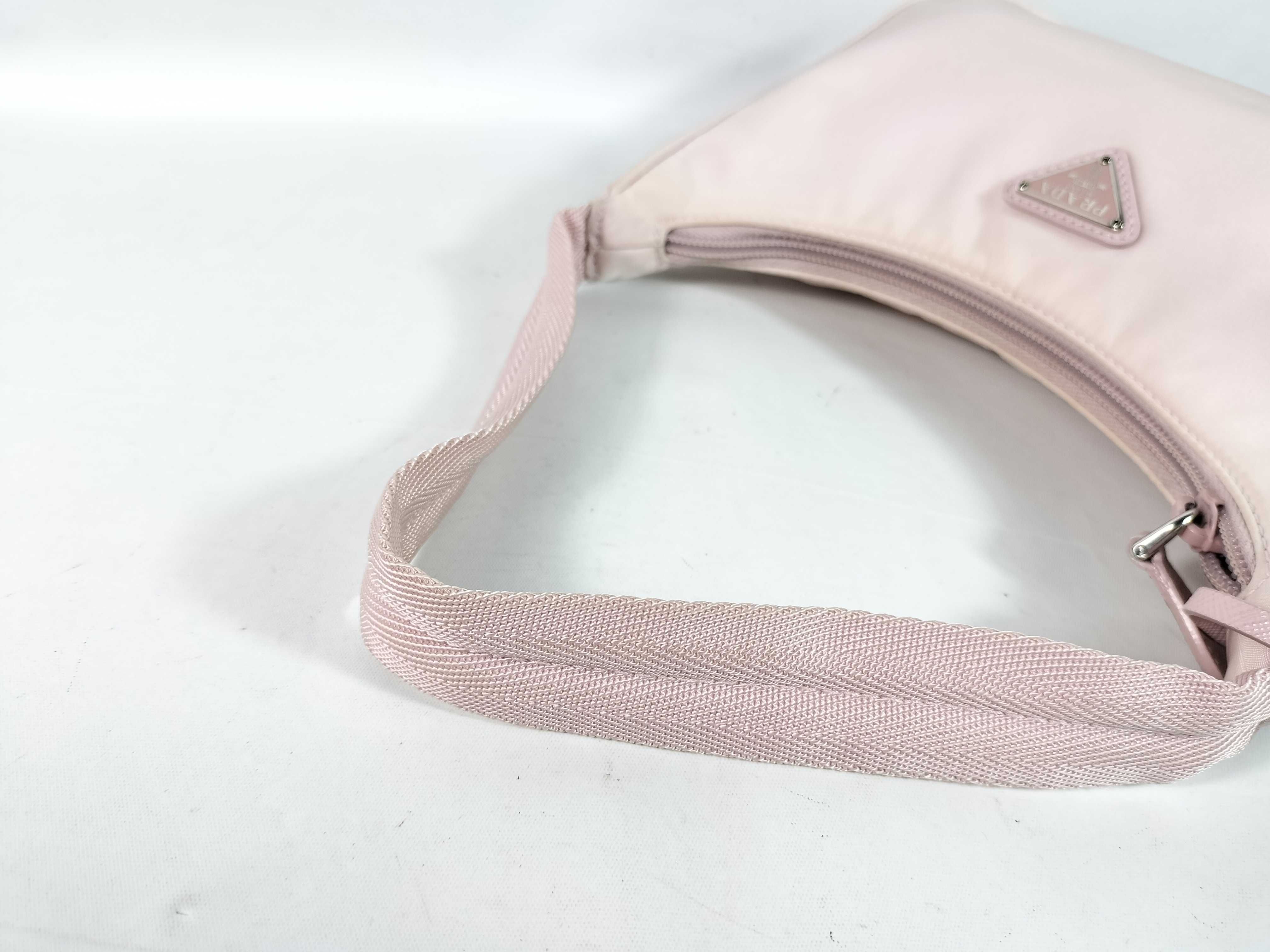Nylon Re-Edition 2000 Nylon Mini Bag Pink 1NE515 Shoulder Bag — view 3