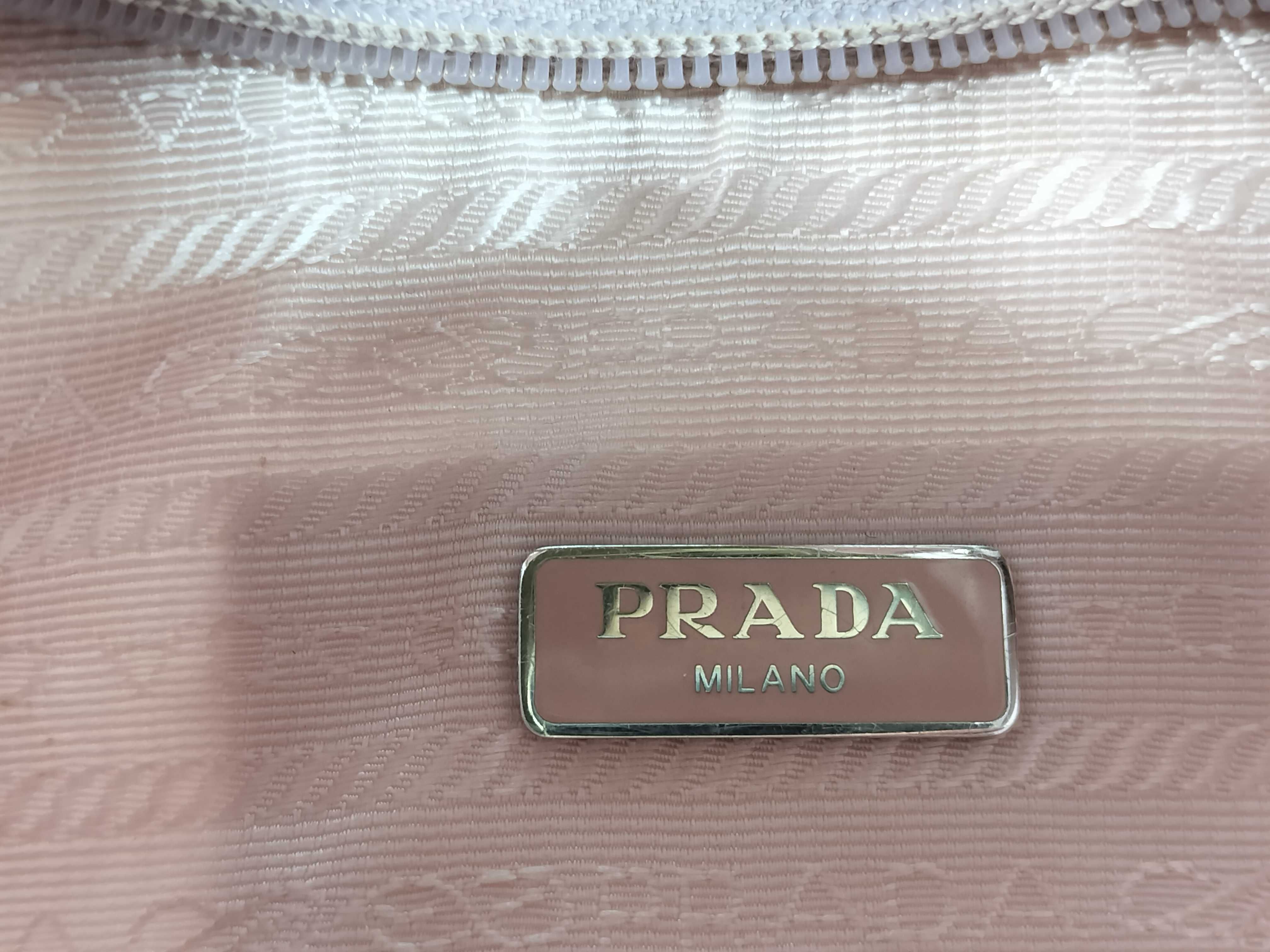 Nylon Re-Edition 2000 Nylon Mini Bag Pink 1NE515 Shoulder Bag — view 10