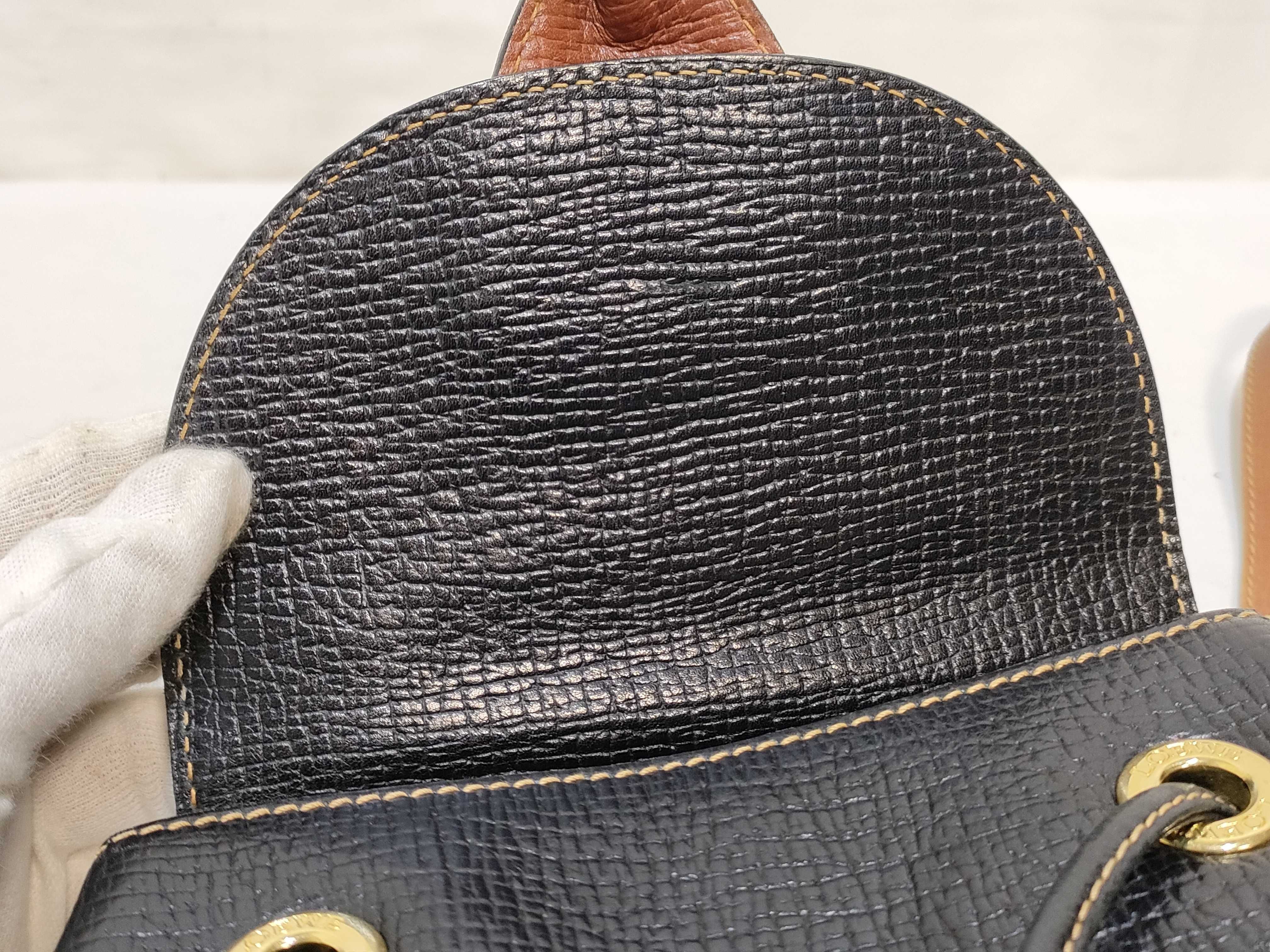 Leather Turnlock Backpack — view 11