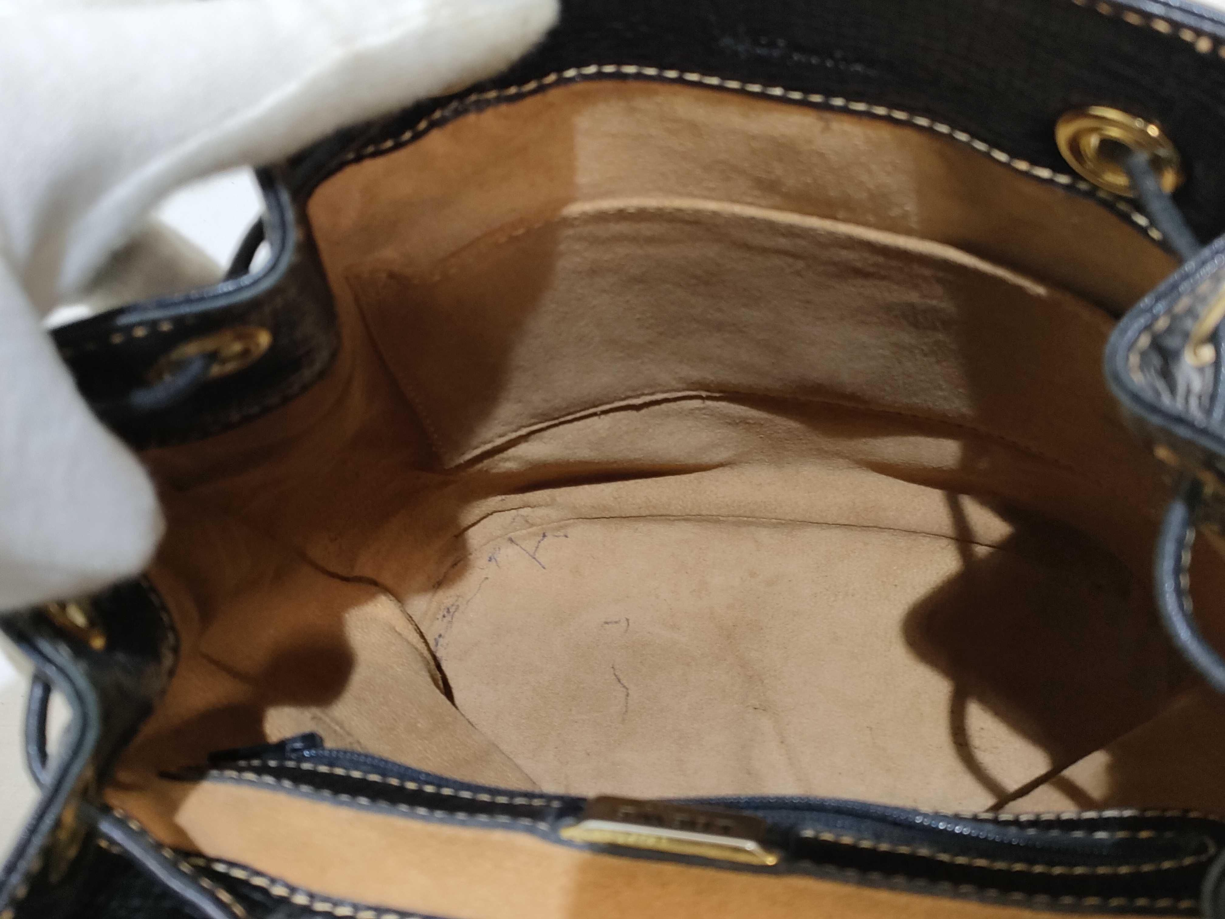 Leather Turnlock Backpack — view 8