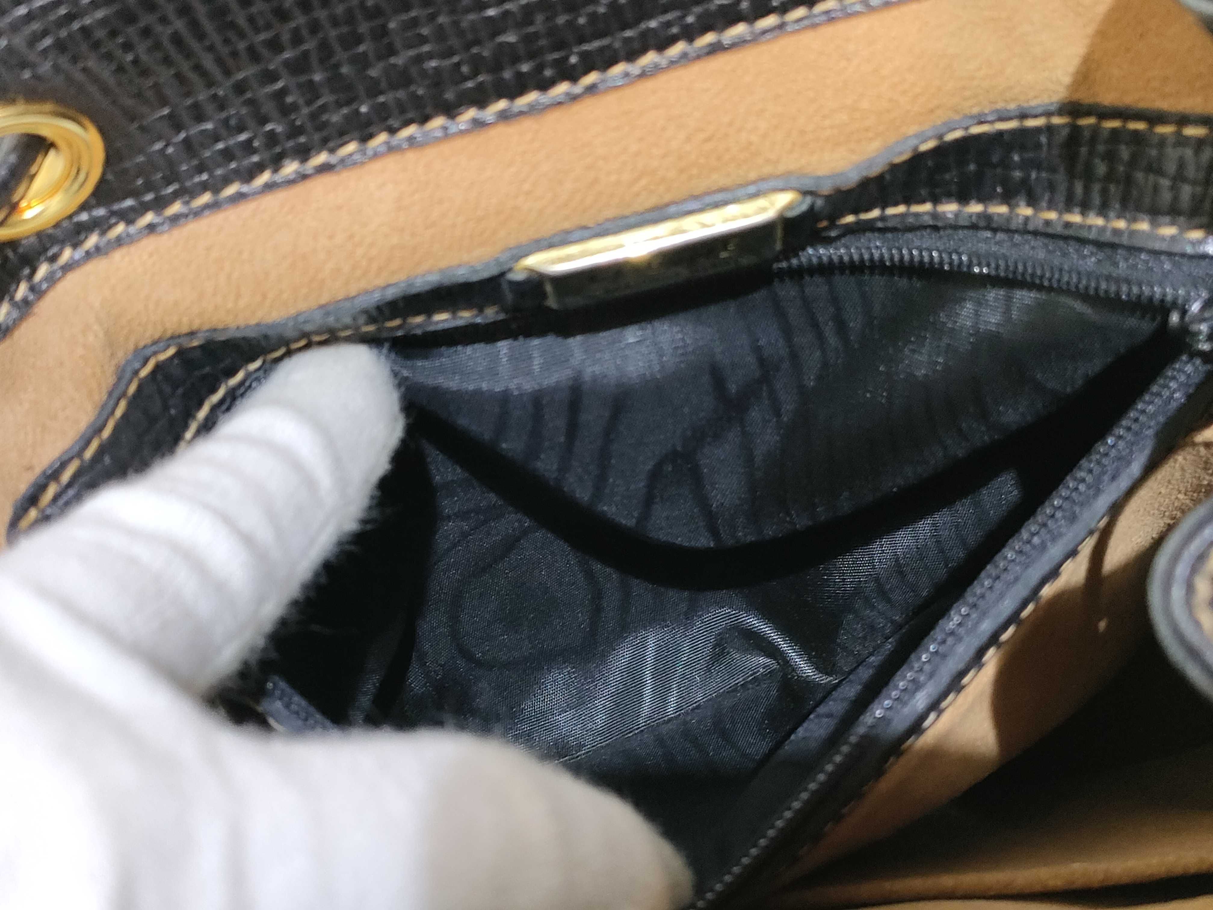 Leather Turnlock Backpack — view 9