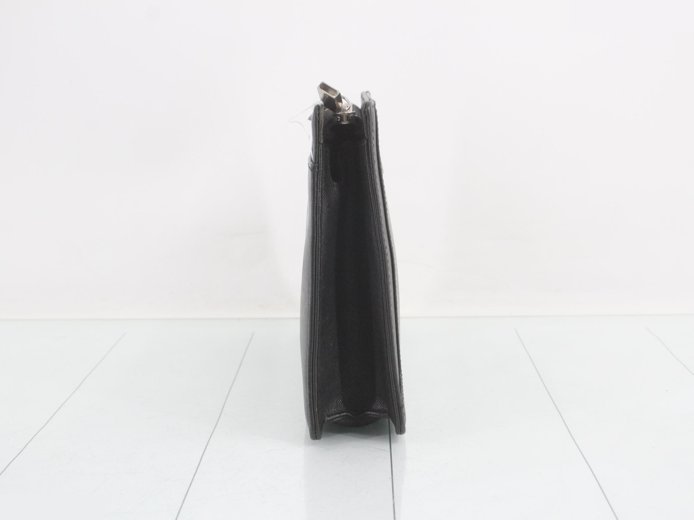 leather clutch bag — view 4