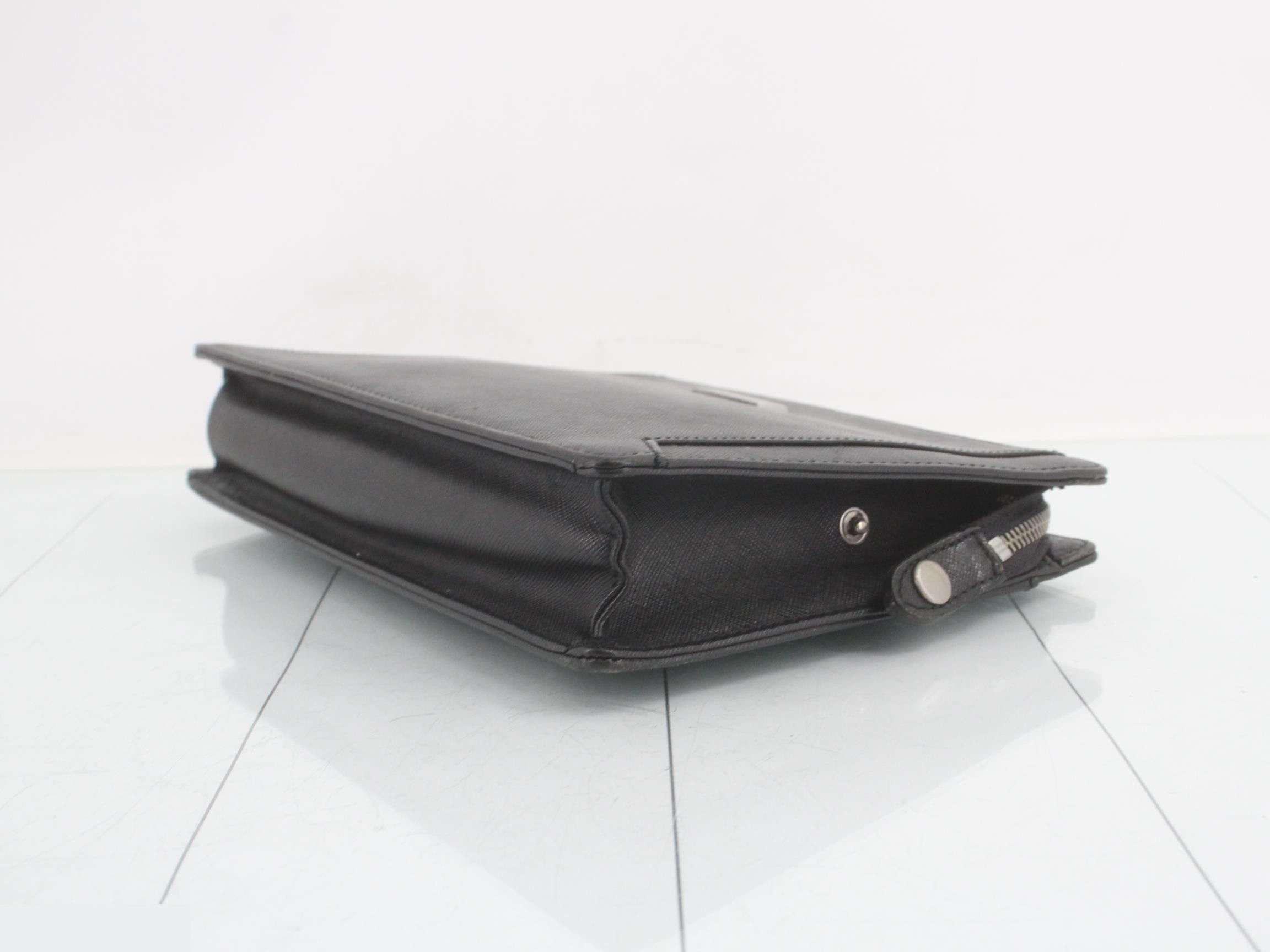 leather clutch bag — view 6
