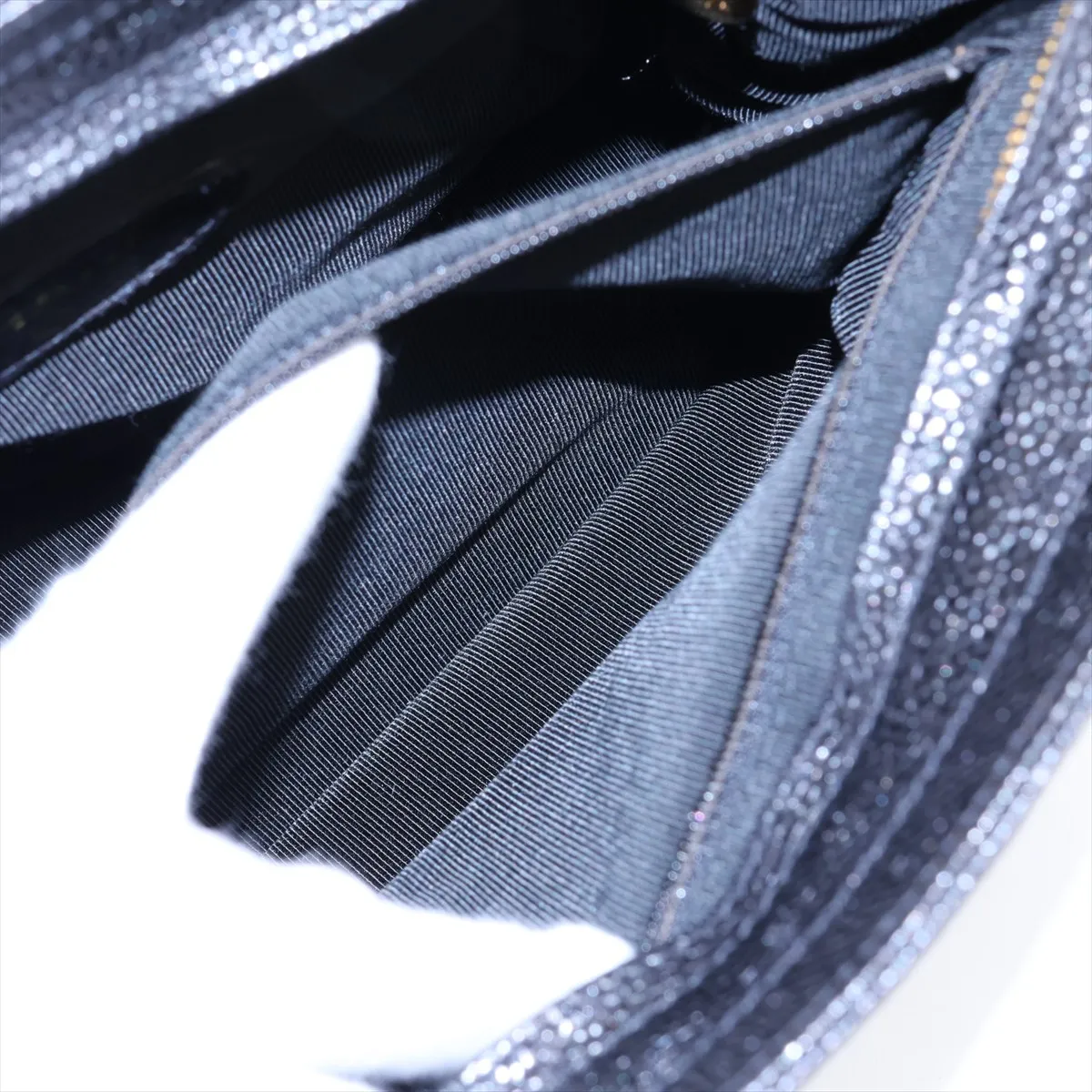 Coco Mark Caviar Skin Tote Bag, Black with Gold Hardware, 4500680, Series 4 — view 9