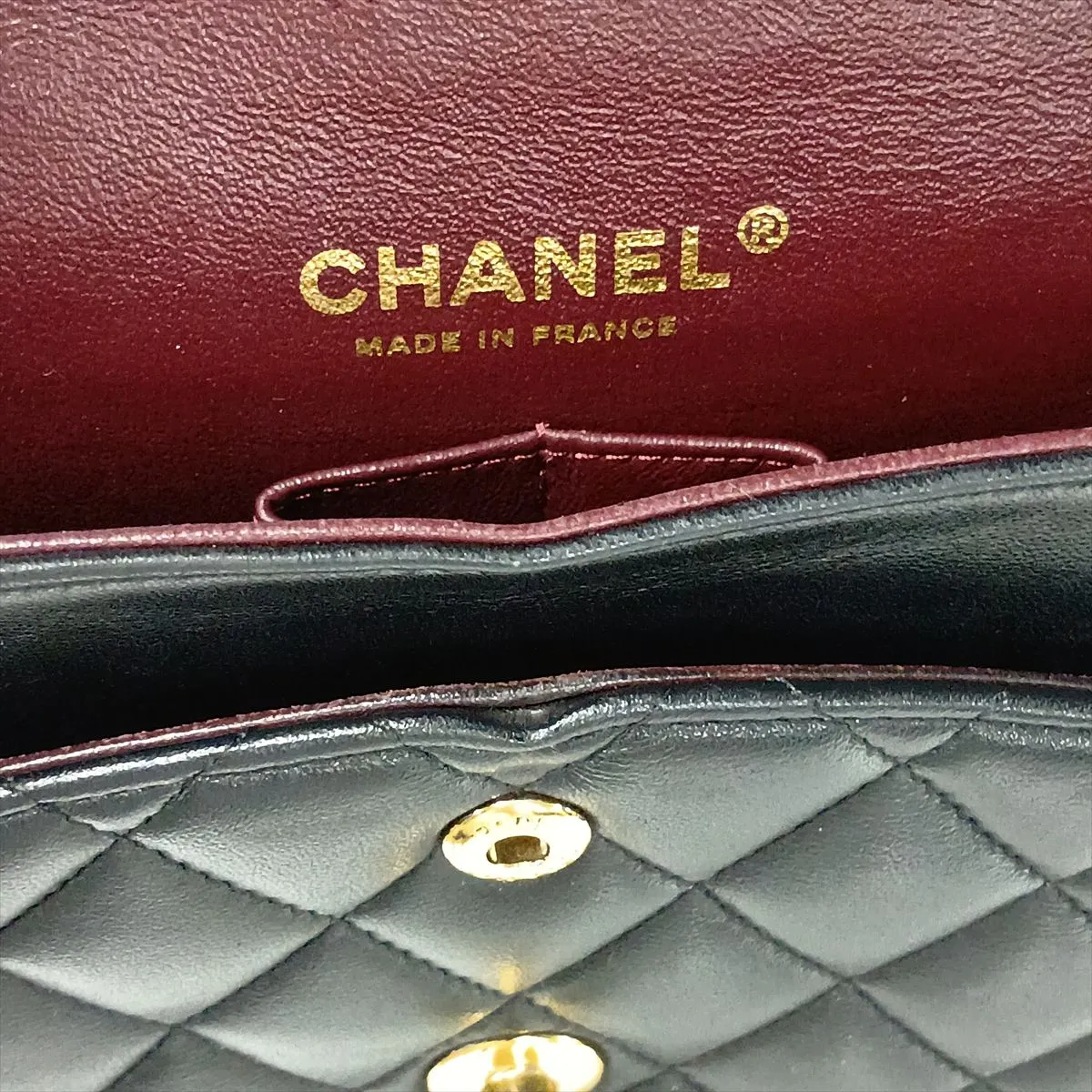 [Individually packaged] Chanel Matelassé 25 Lambskin Double Flap Double Chain Bag, Black with Gold Hardware, 20181999, Serial Number in the 20s, A01112 — view 14