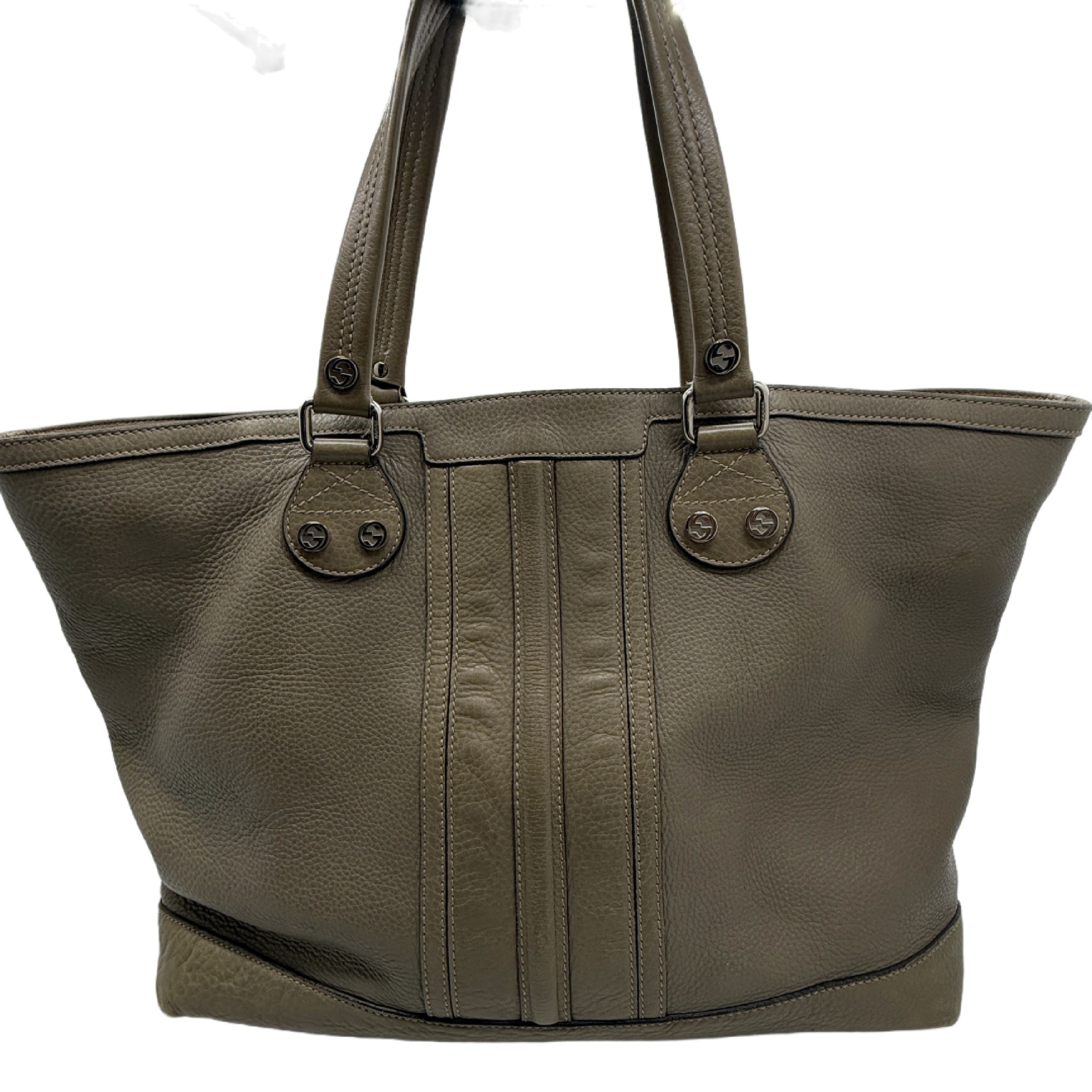 leather tote bag — view 2