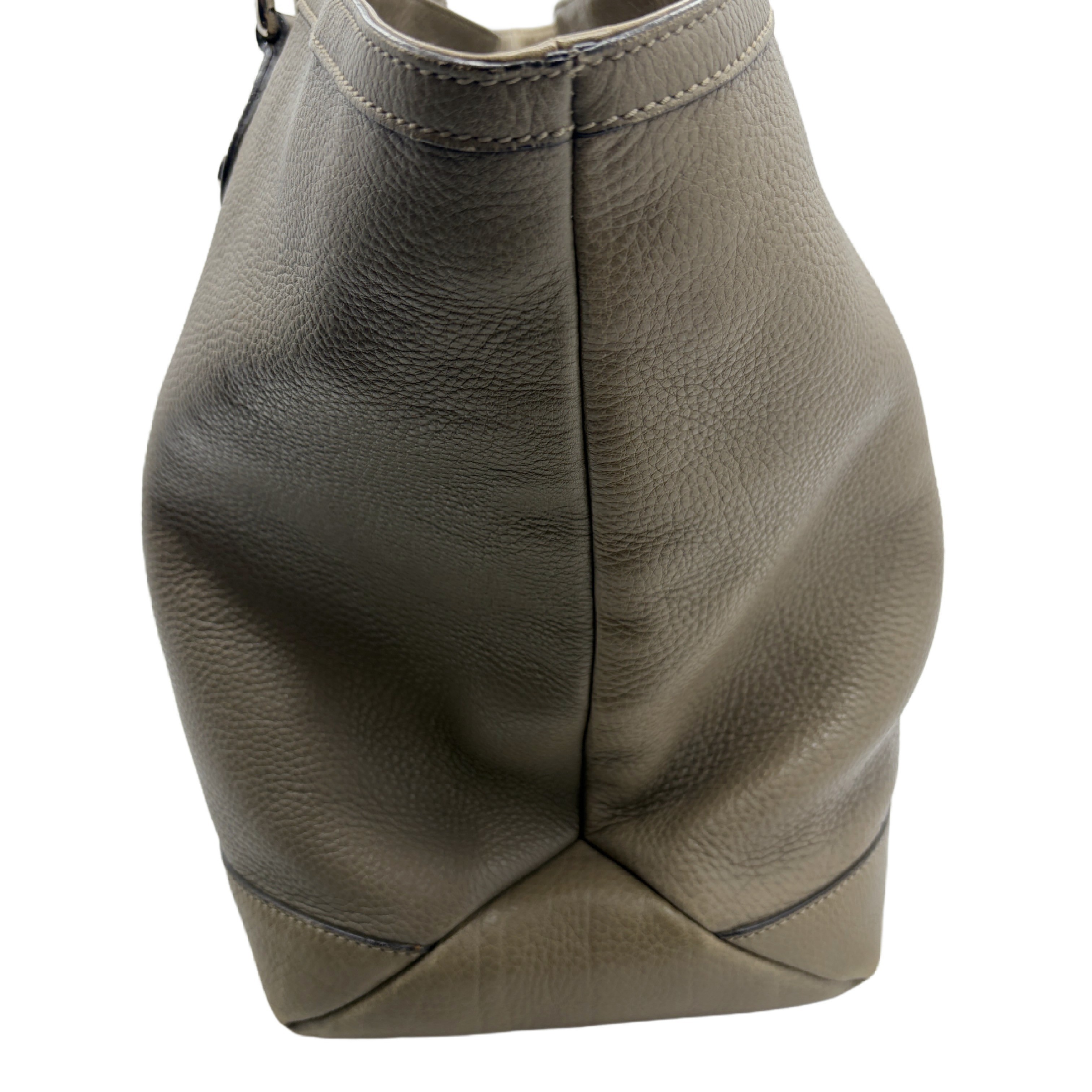 leather tote bag — view 3