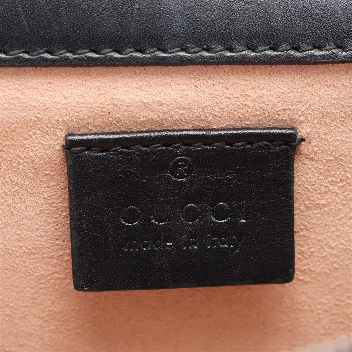 Duonissos Leather x Studded Chain Shoulder Bag Black 400249 — view 11